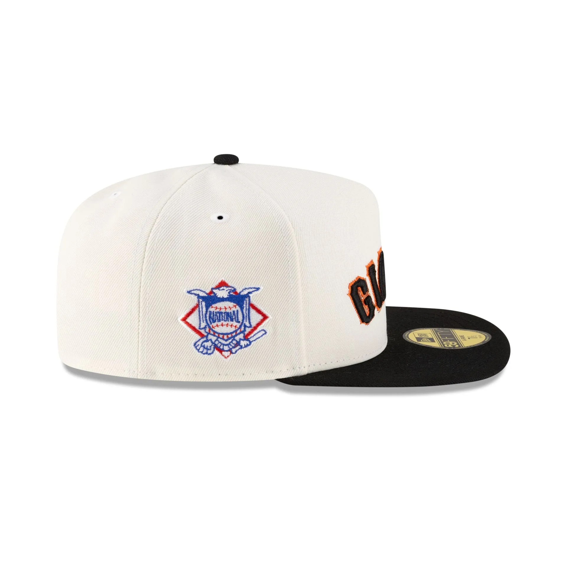 Just Caps League Sidepatch Chrome White San Francisco Giants 59FIFTY A-Frame Fitted Hat sold by New Era product image thumbnail 4