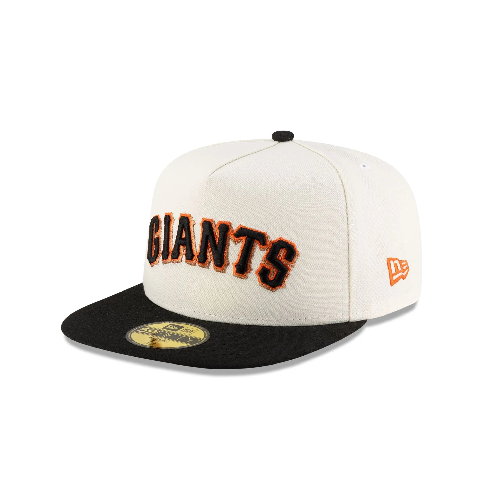 Just Caps League Sidepatch Chrome White San Francisco Giants 59FIFTY A-Frame Fitted Hat sold by New Era product image thumbnail 3