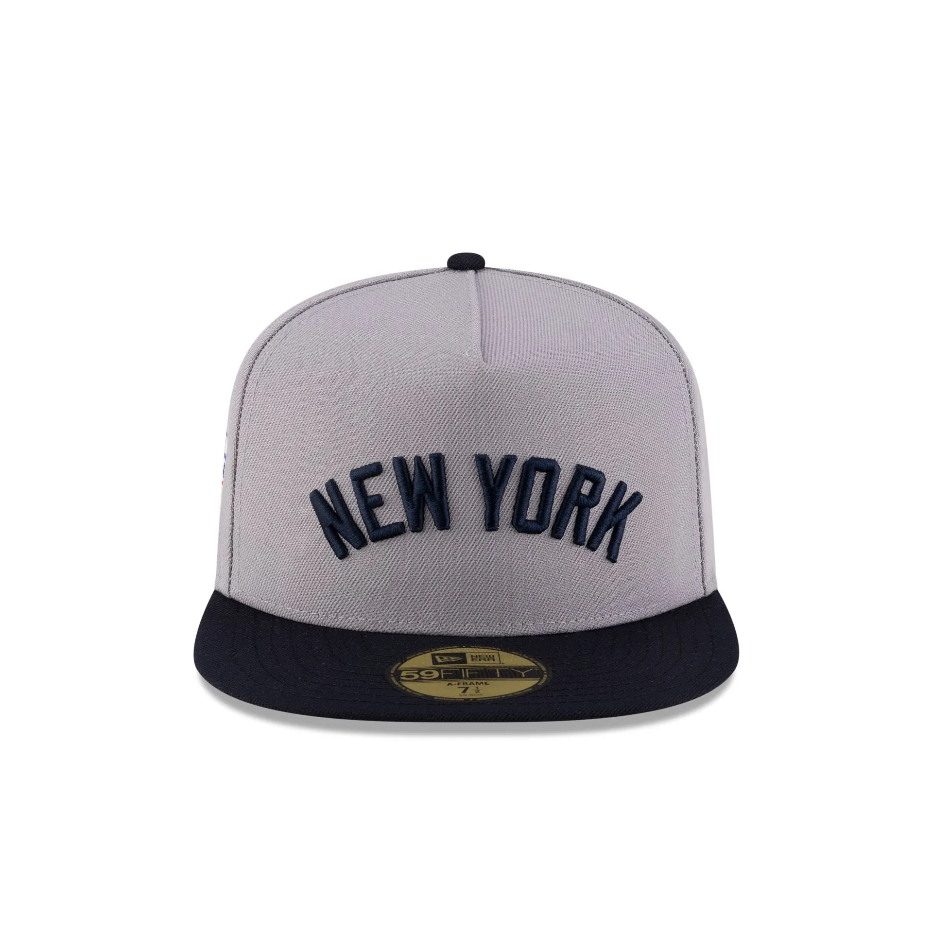 Just Caps League Sidepatch Gray New York Yankees 59FIFTY A-Frame Fitted Hat sold by New Era product image thumbnail 2