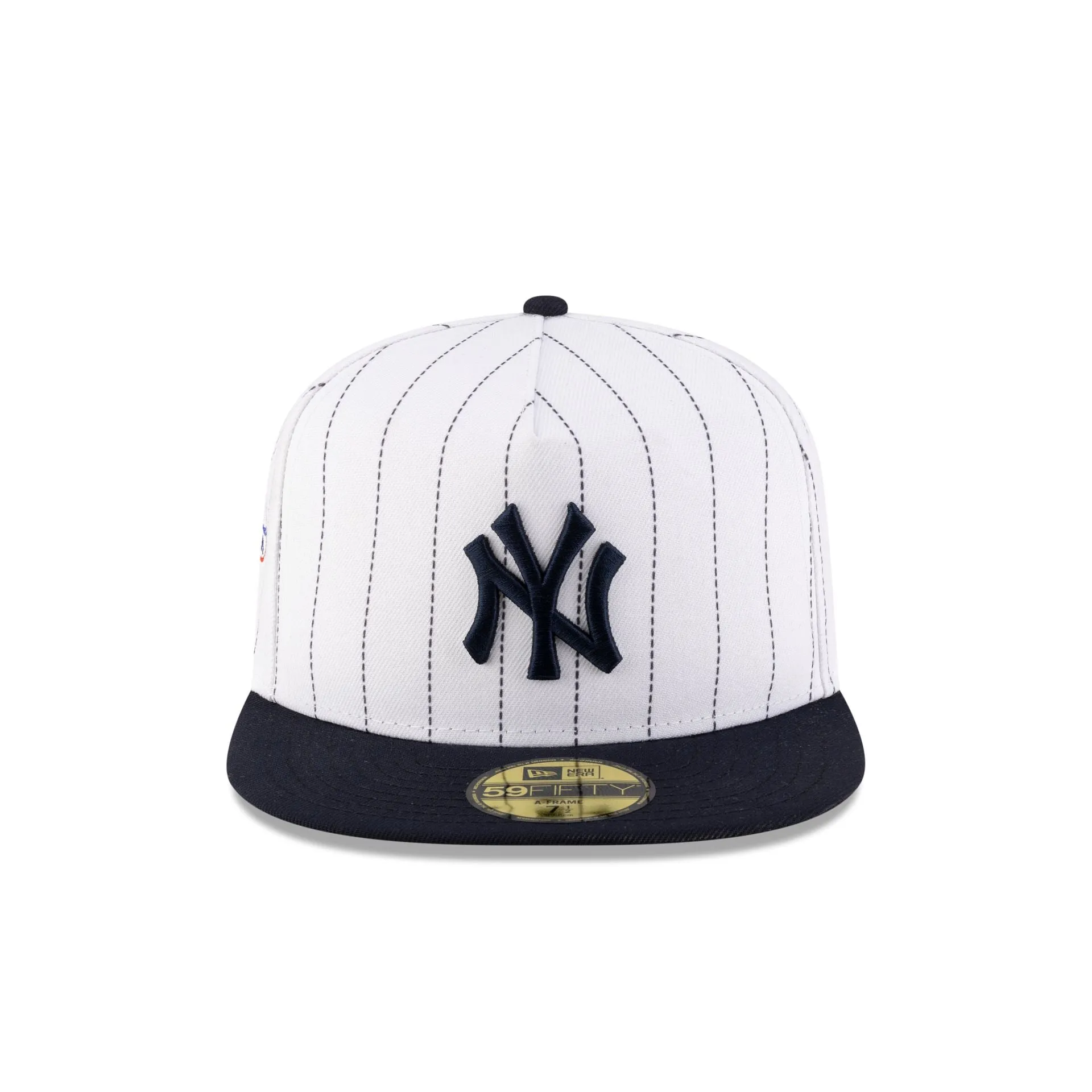 Just Caps League Sidepatch Pinstripe New York Yankees 59FIFTY A-Frame Fitted Hat sold by New Era product image thumbnail 2