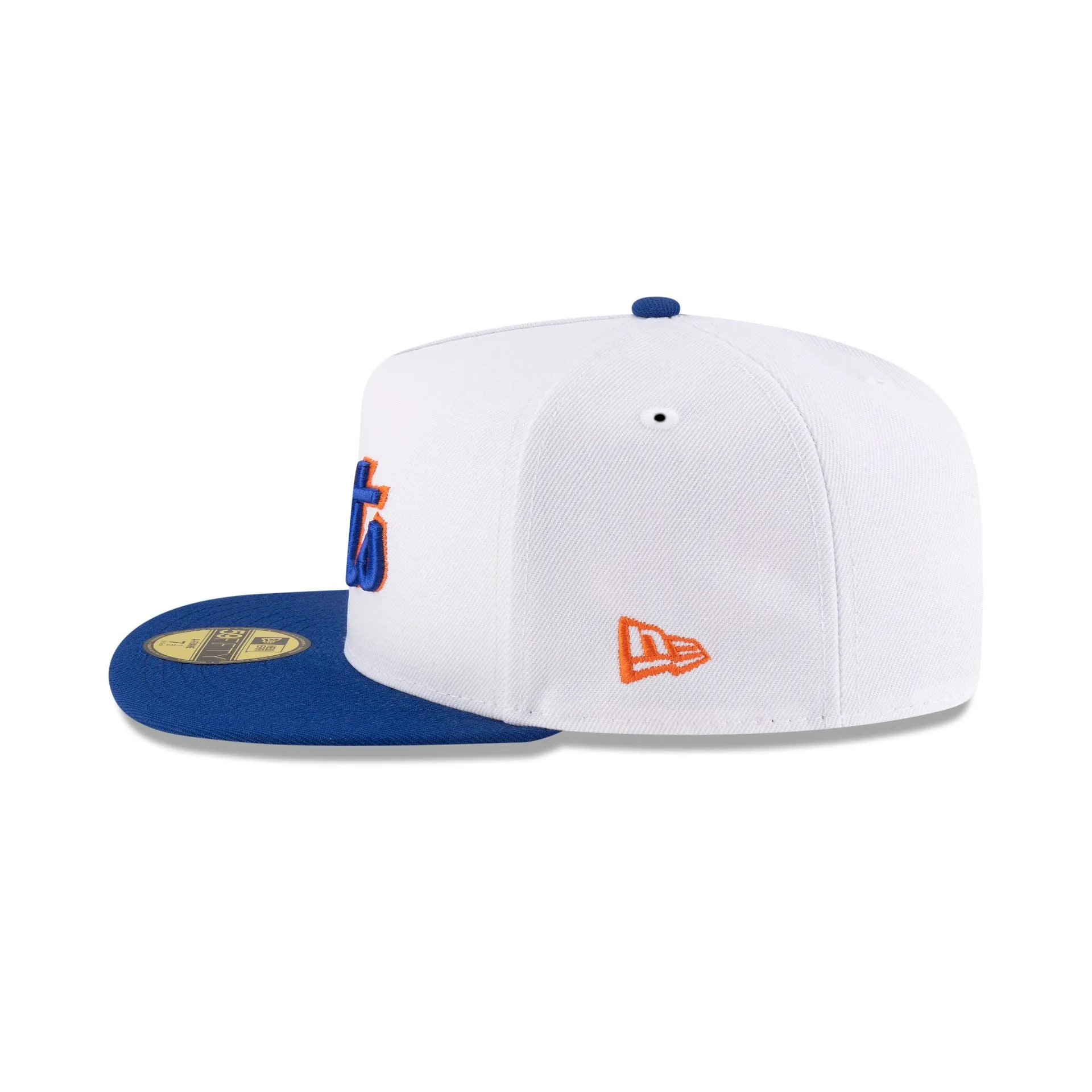 Just Caps League Sidepatch Optic White New York Mets 59FIFTY A-Frame Fitted Hat sold by New Era product image thumbnail 5