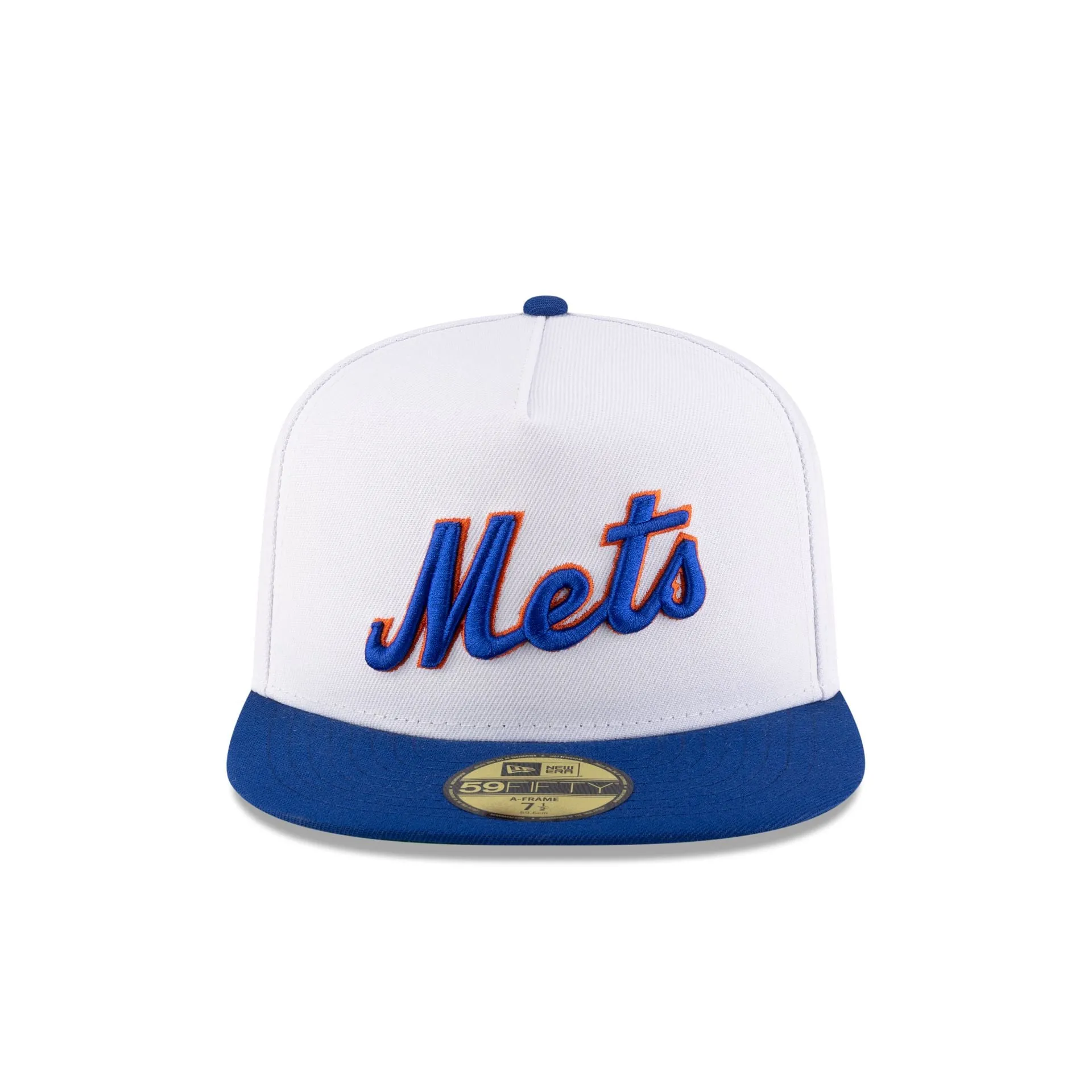 Just Caps League Sidepatch Optic White New York Mets 59FIFTY A-Frame Fitted Hat sold by New Era product image thumbnail 2