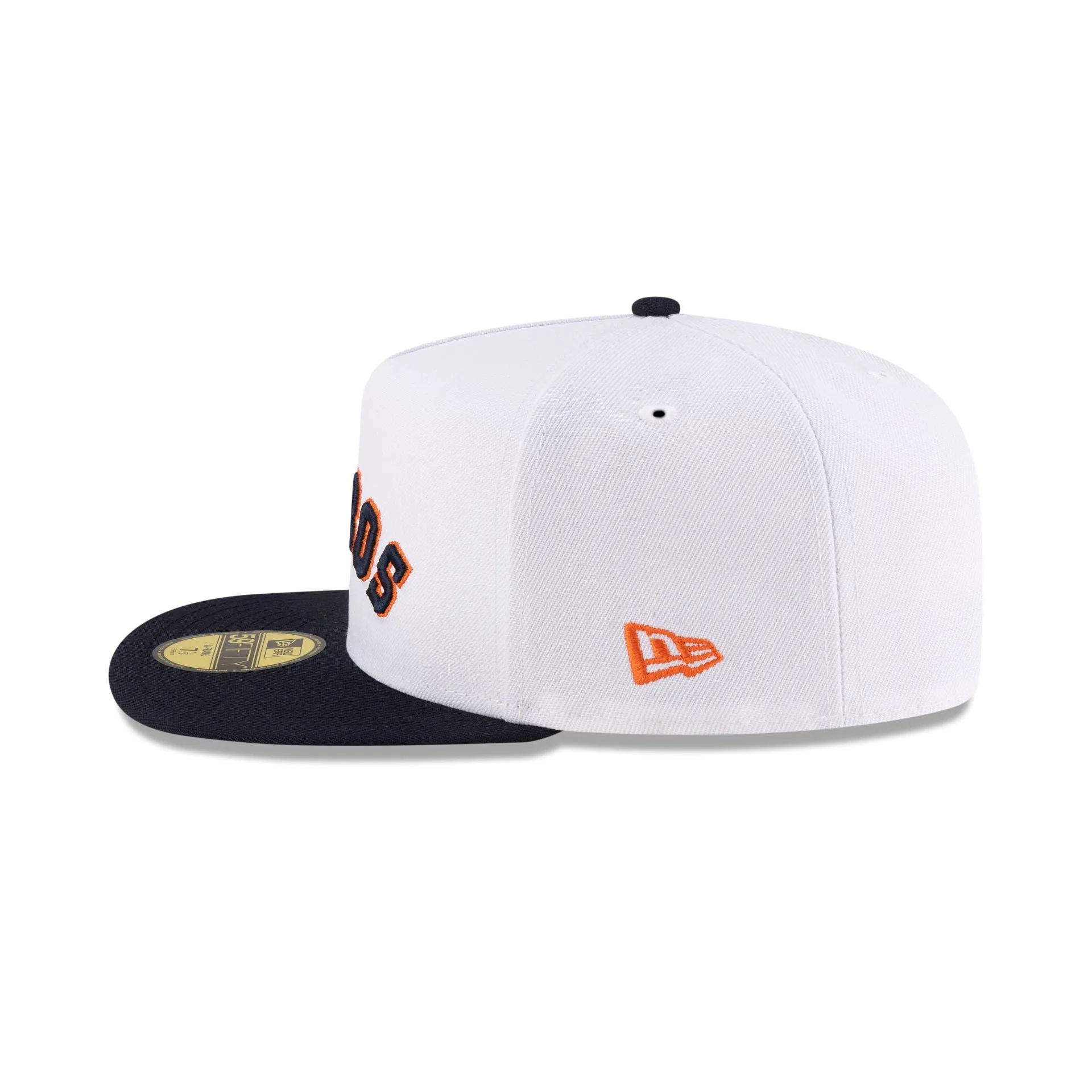 Just Caps League Sidepatch Optic White Houston Astros 59FIFTY A-Frame Fitted Hat sold by New Era product image thumbnail 5