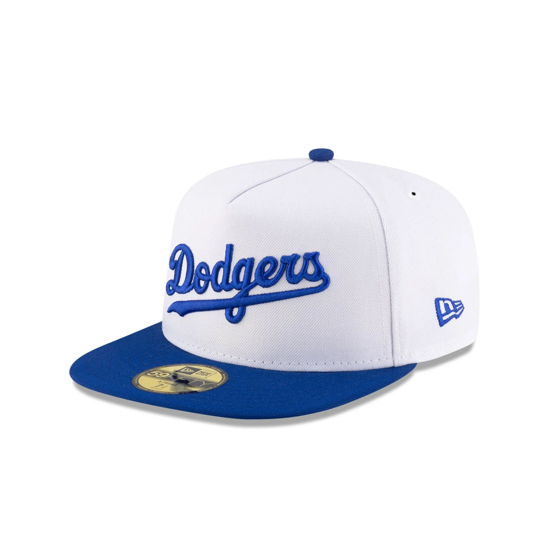 Just Caps League Sidepatch Optic White Los Angeles Dodgers 59FIFTY A-Frame Fitted Hat sold by New Era product image thumbnail 3
