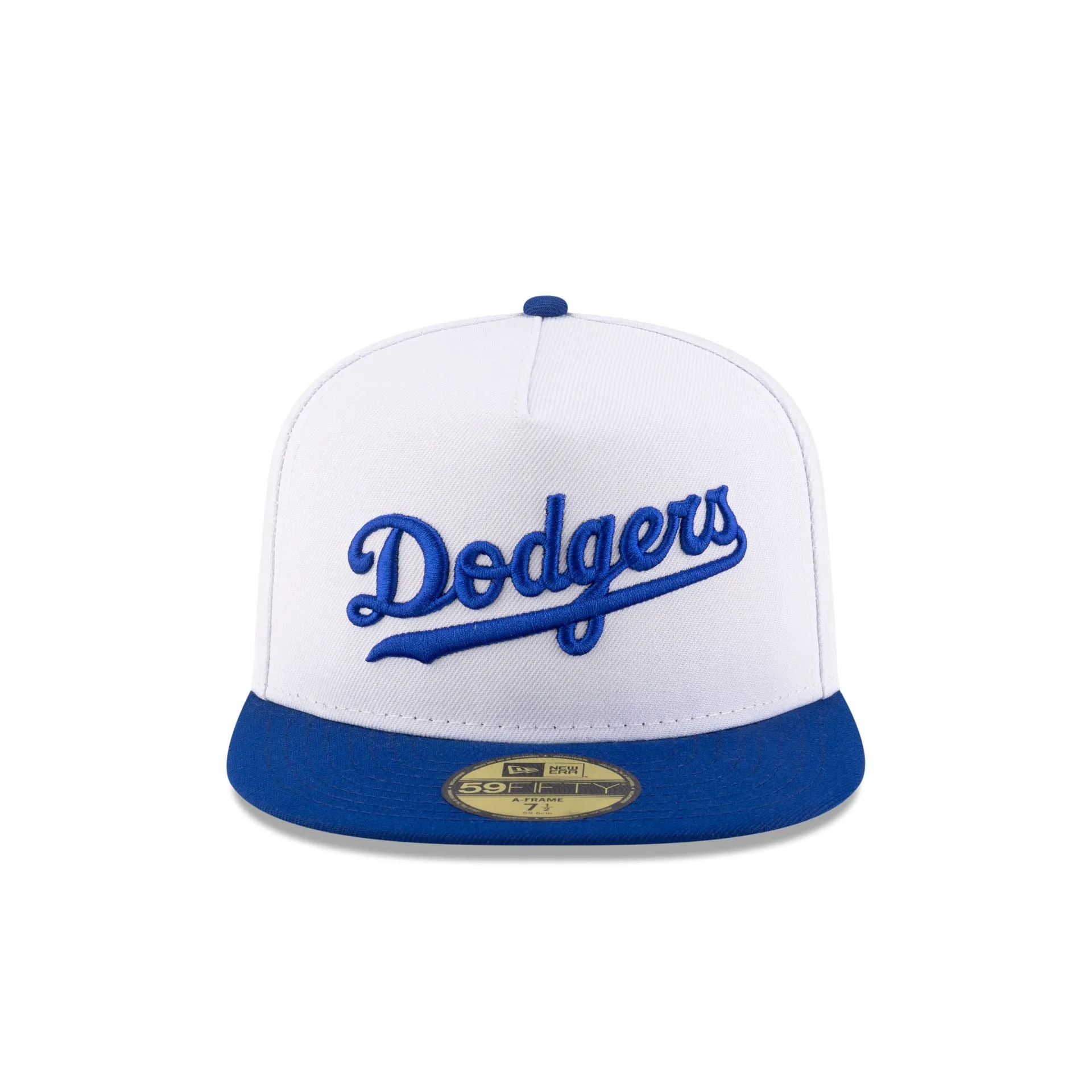Just Caps League Sidepatch Optic White Los Angeles Dodgers 59FIFTY A-Frame Fitted Hat sold by New Era product image thumbnail 2