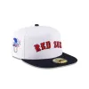 Just Caps League Sidepatch Optic White Boston Red Sox 59FIFTY A-Frame Fitted Hat sold by New Era