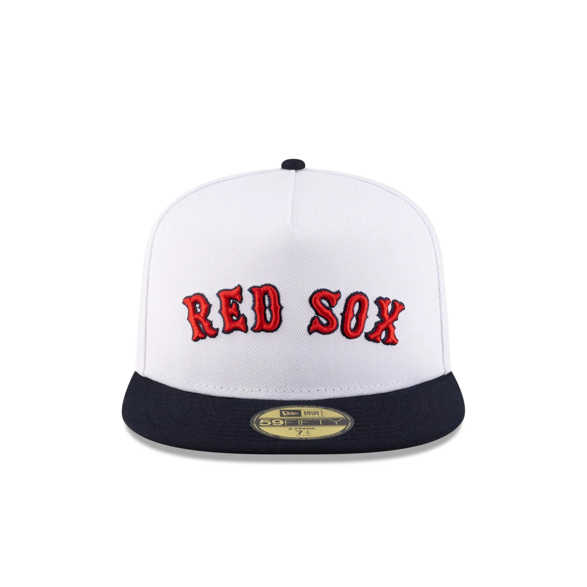 Just Caps League Sidepatch Optic White Boston Red Sox 59FIFTY A-Frame Fitted Hat sold by New Era product image thumbnail 2