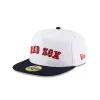 Just Caps League Sidepatch Optic White Boston Red Sox 59FIFTY A-Frame Fitted Hat sold by New Era