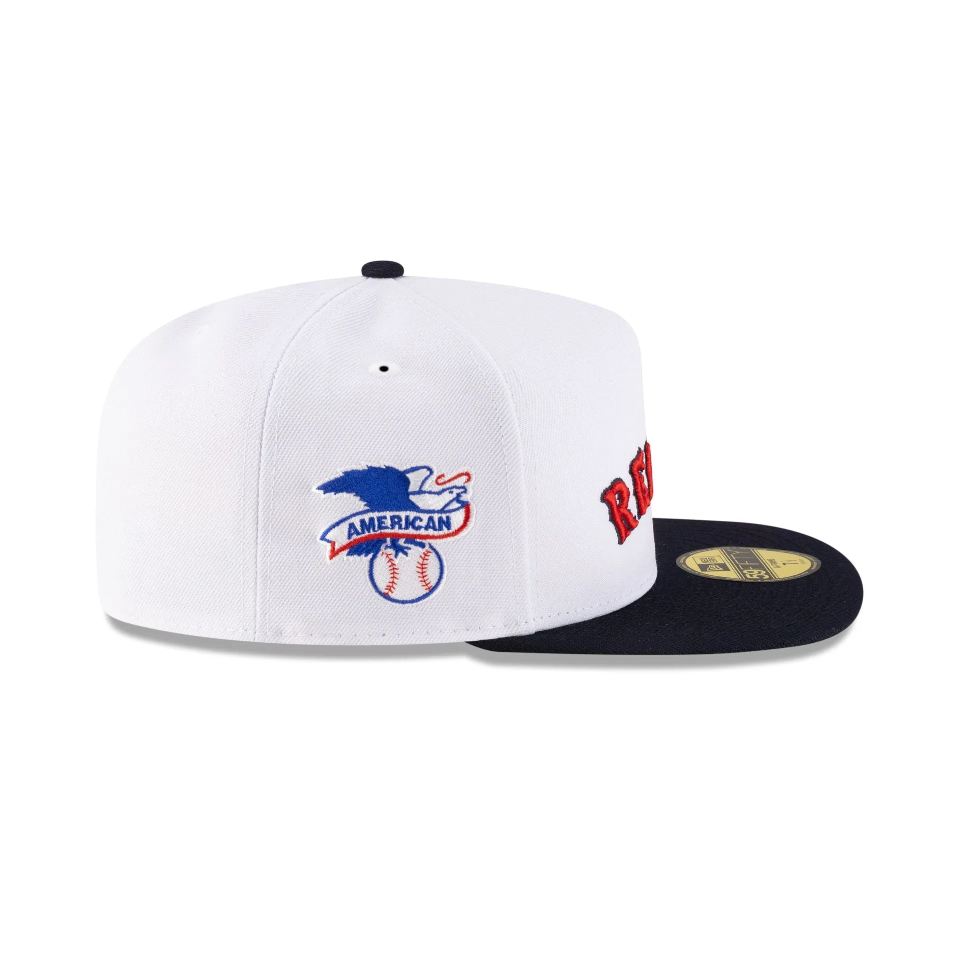 Just Caps League Sidepatch Optic White Boston Red Sox 59FIFTY A-Frame Fitted Hat sold by New Era product image thumbnail 4