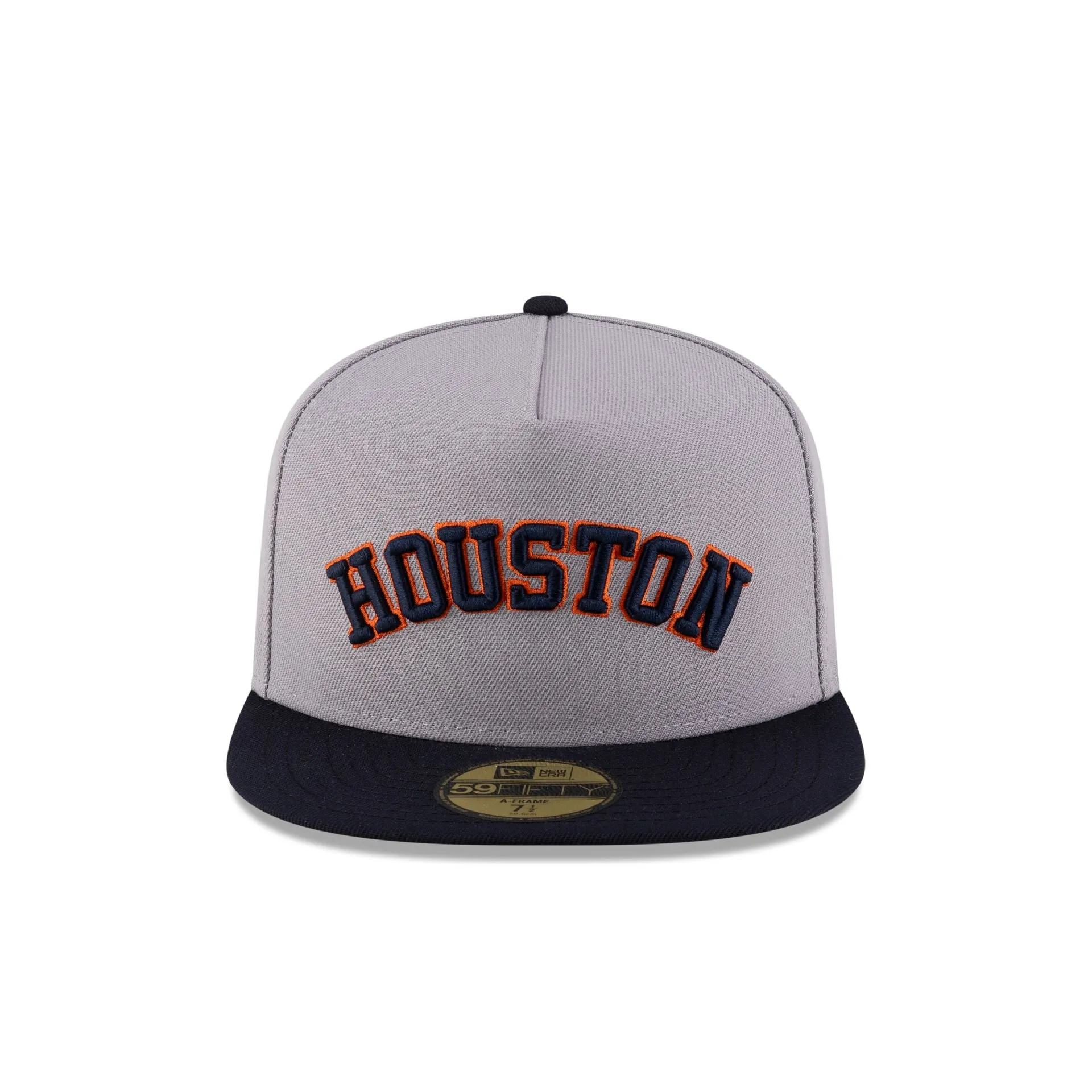 Just Caps League Sidepatch Gray Houston Astros 59FIFTY A-Frame Fitted Hat sold by New Era product image thumbnail 2