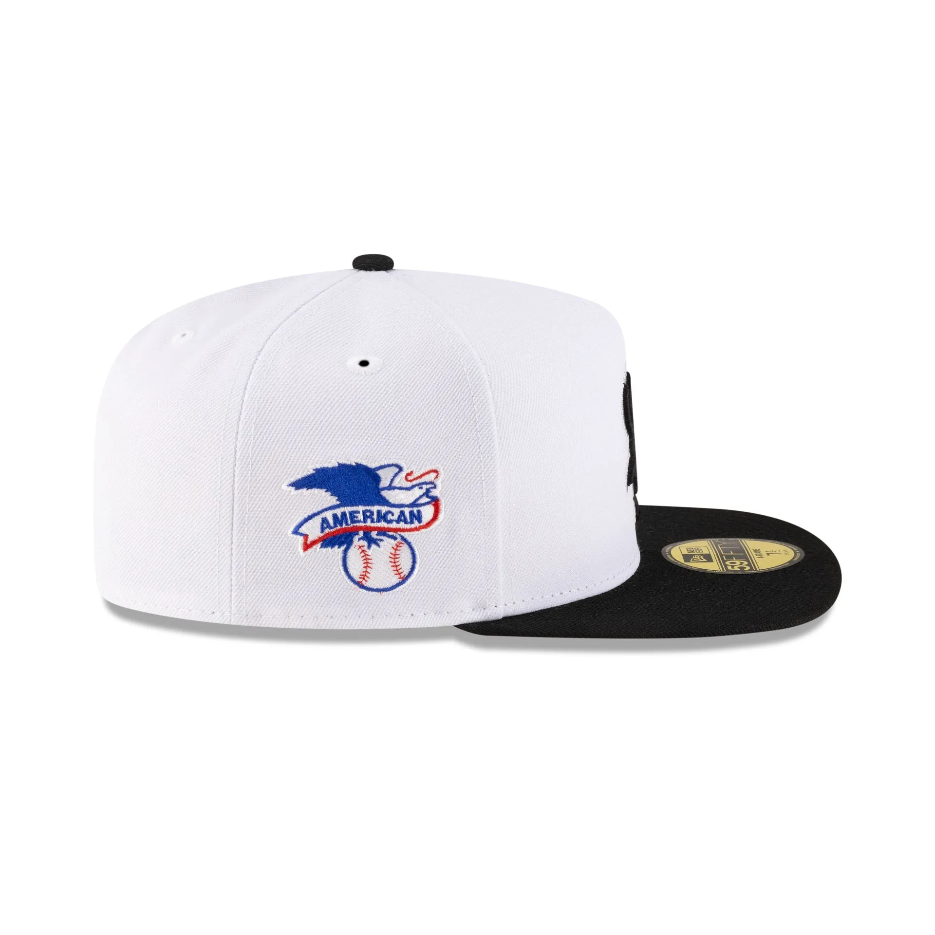 Just Caps League Sidepatch Optic White Chicago White Sox 59FIFTY A-Frame Fitted Hat sold by New Era product image thumbnail 4