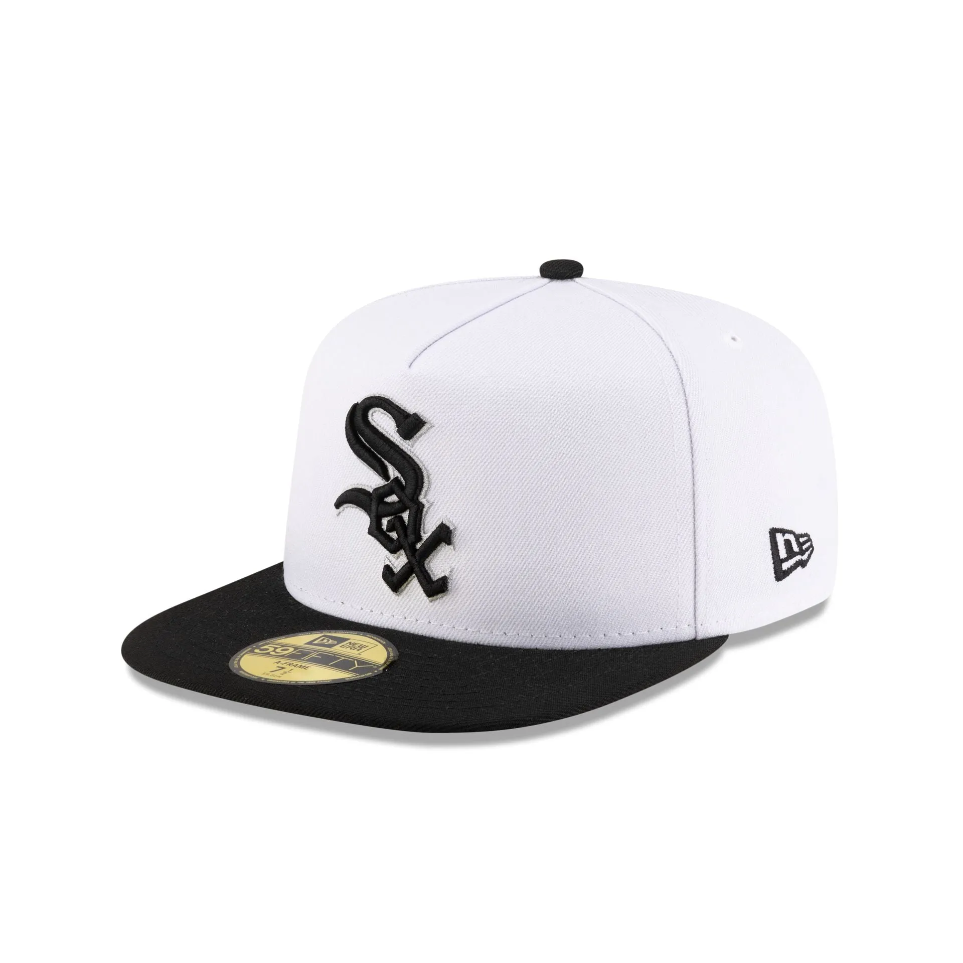 Just Caps League Sidepatch Optic White Chicago White Sox 59FIFTY A-Frame Fitted Hat sold by New Era product image thumbnail 3