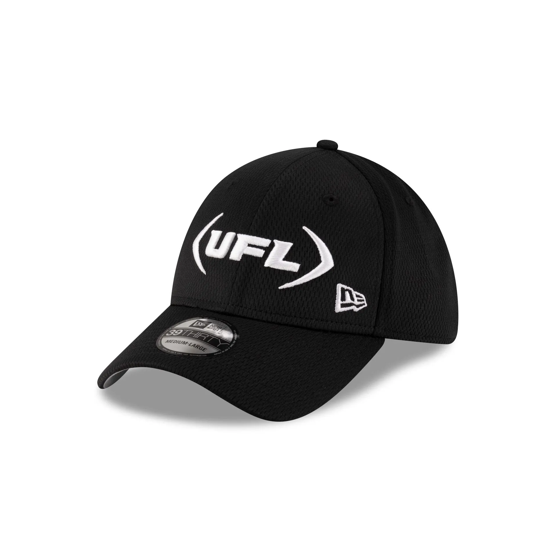 UFL Black 39THIRTY Stretch Fit Hat sold by New Era