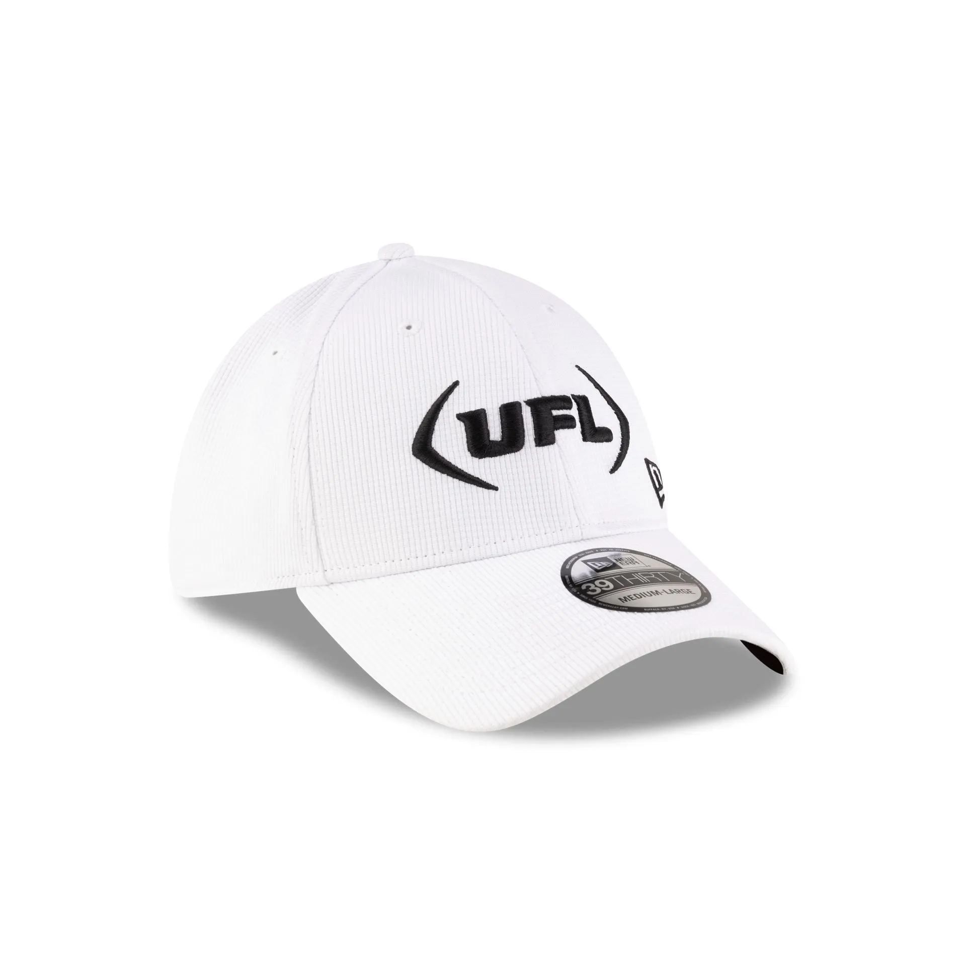 UFL White 39THIRTY Stretch Fit Hat sold by New Era product image thumbnail 3