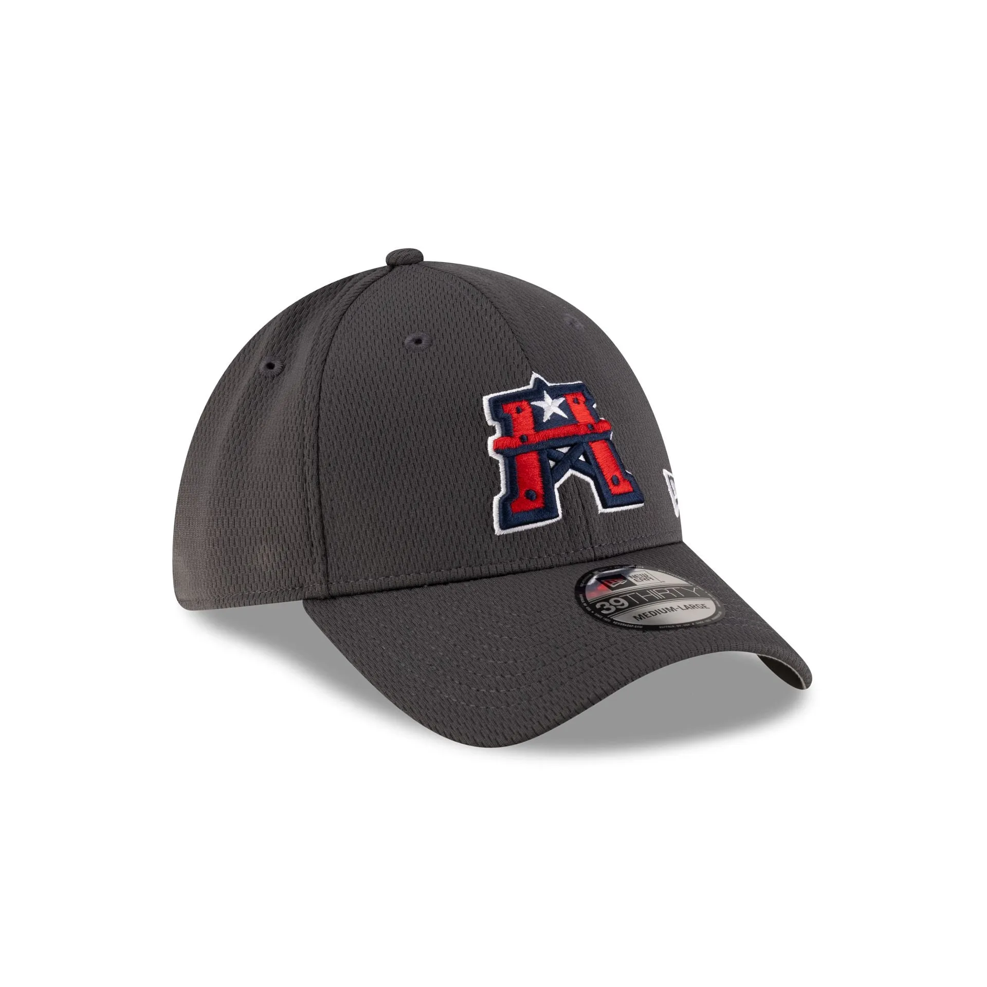 Houston Roughnecks Gray 39THIRTY Stretch Fit Hat sold by New Era product image thumbnail 3