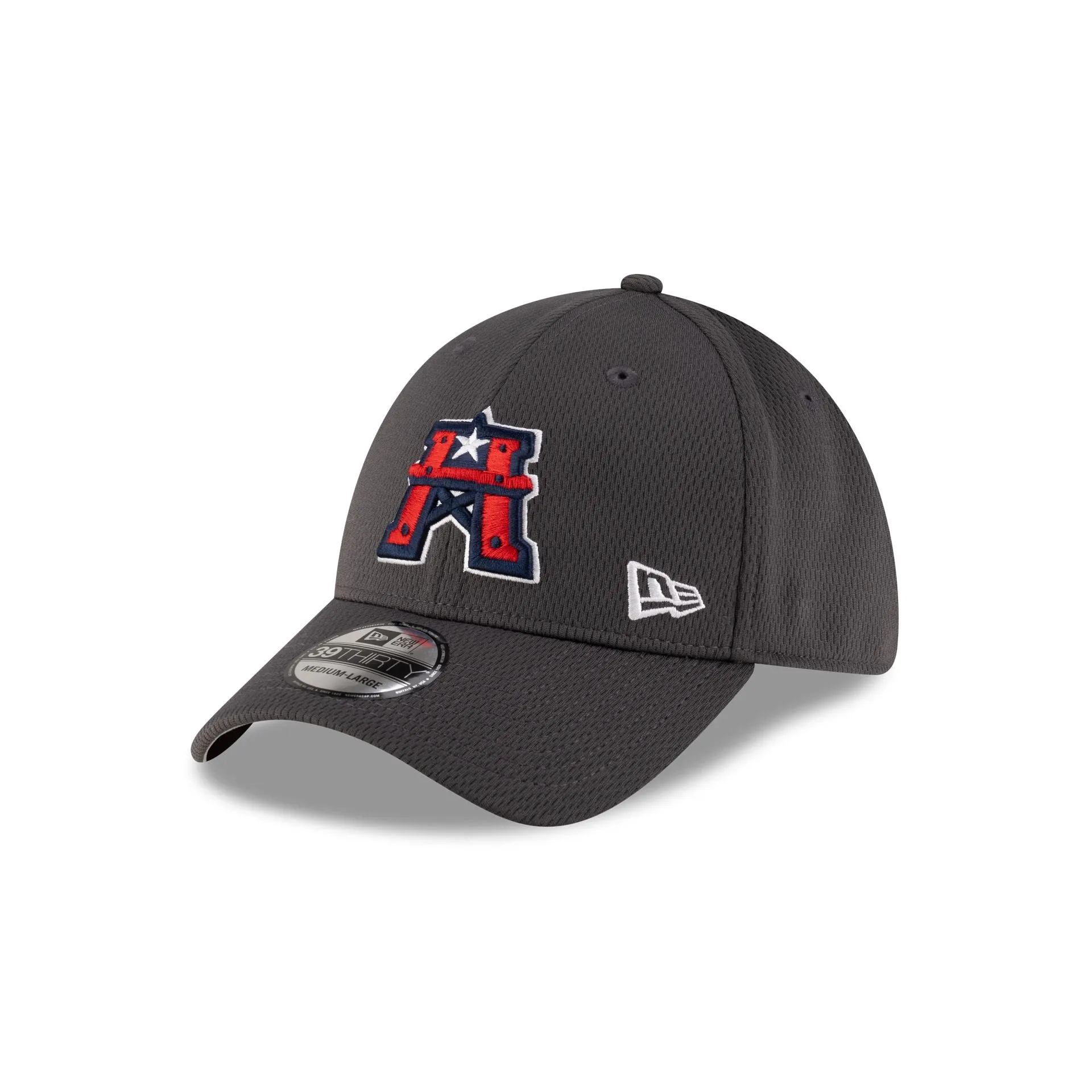 Houston Roughnecks Gray 39THIRTY Stretch Fit Hat sold by New Era