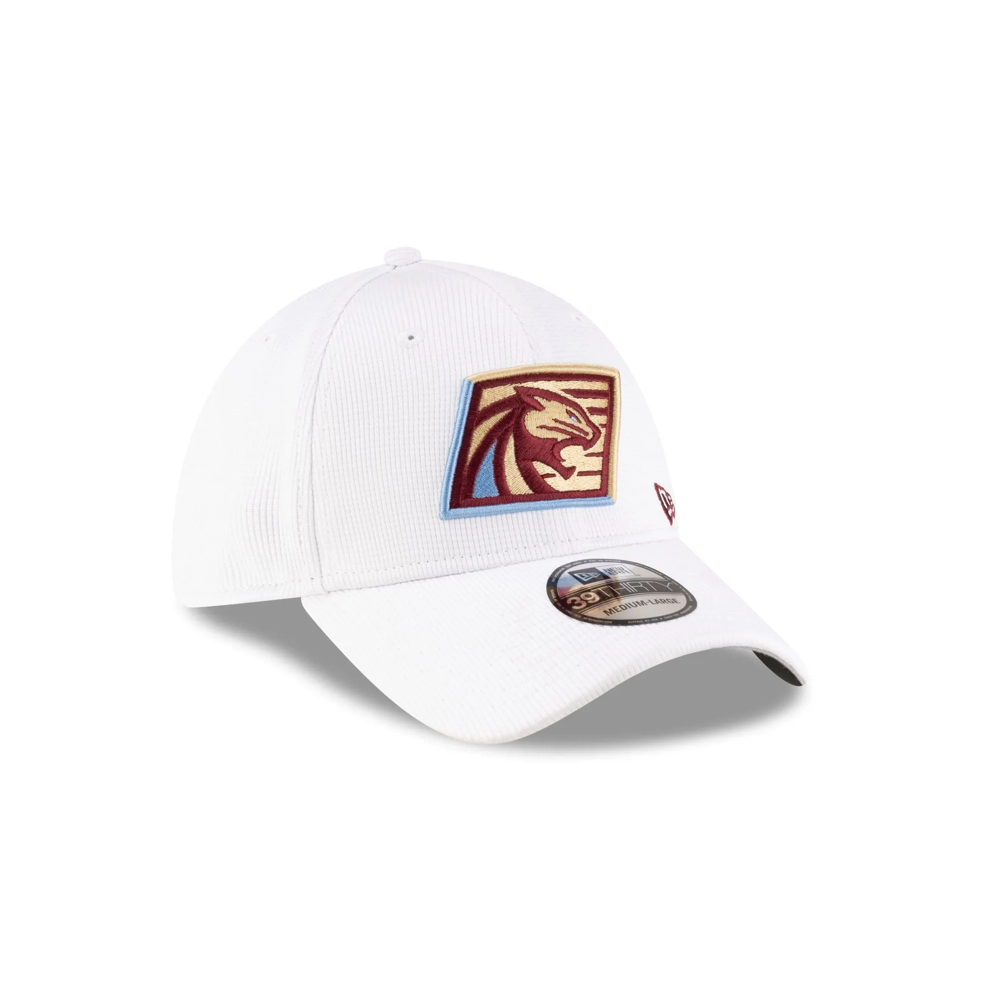 Michigan Panthers White 39THIRTY Stretch Fit Hat sold by New Era product image thumbnail 3