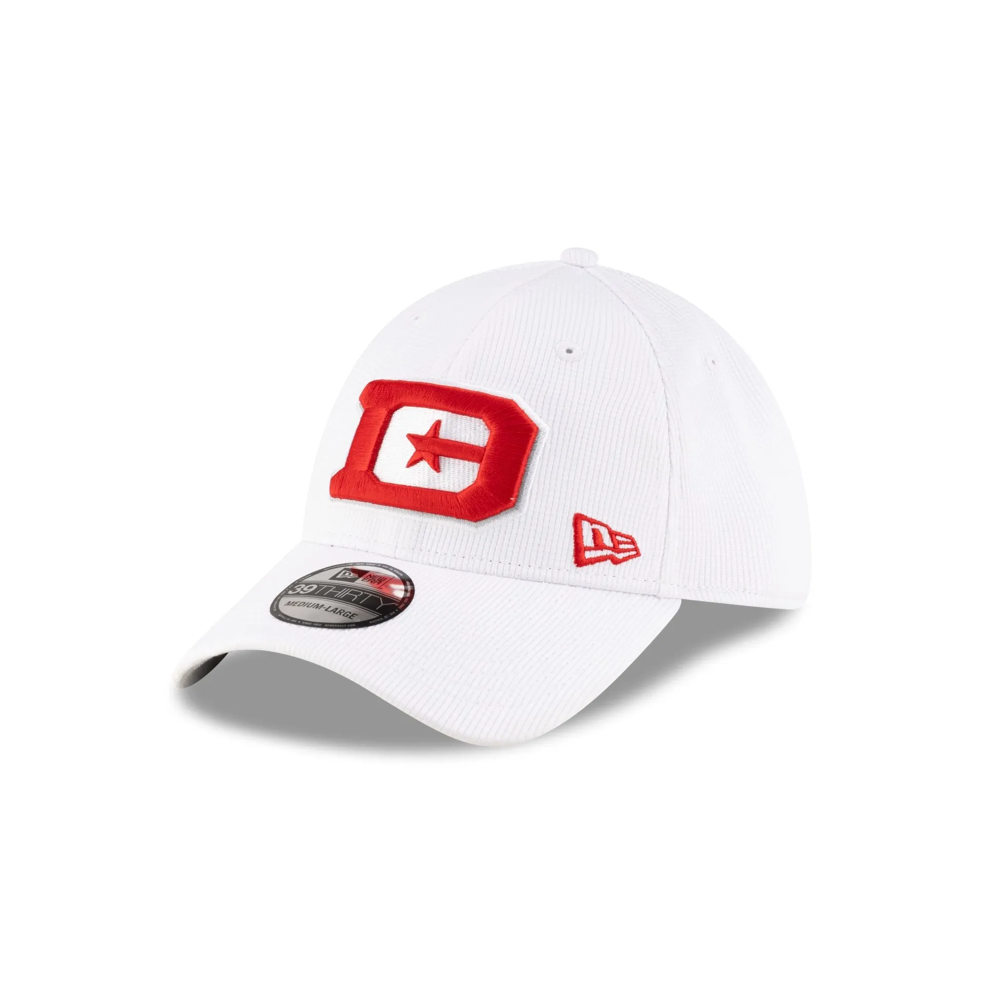 DC Defenders White 39THIRTY Stretch Fit Hat sold by New Era