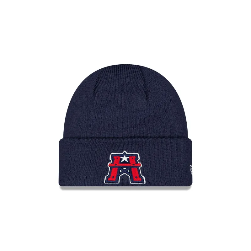 Houston Roughnecks Navy Cuff Knit Beanie sold by New Era