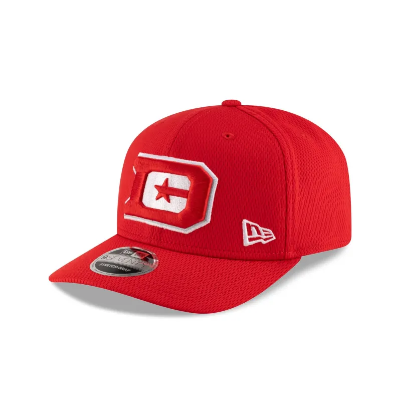 DC Defenders Red 9SEVENTY Stretch-Snap Hat sold by New Era