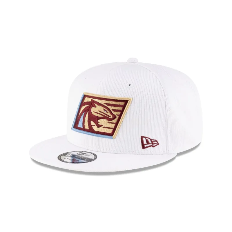 Michigan Panthers White 9FIFTY Snapback Hat sold by New Era