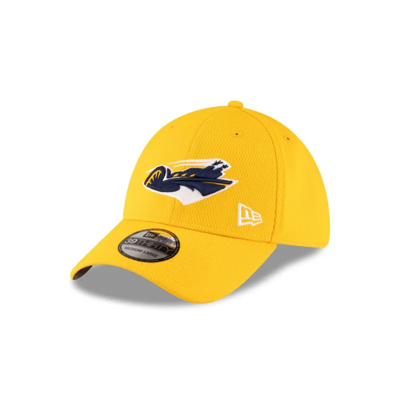Memphis Showboats Yellow 39THIRTY Stretch Fit Hat sold by New Era