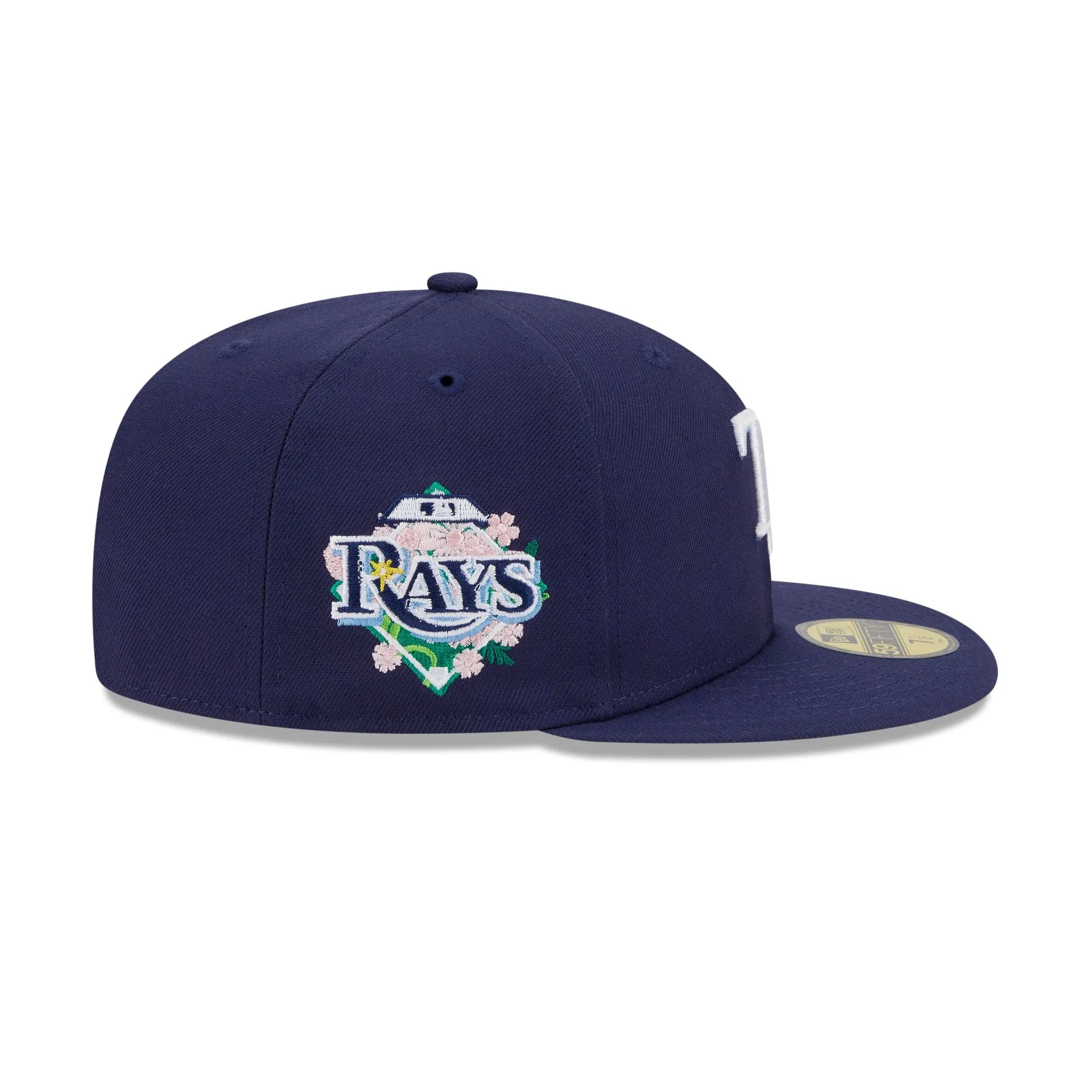 Tampa Bay Rays Floral Undervisor 59FIFTY Fitted Hat sold by New Era product image thumbnail 4