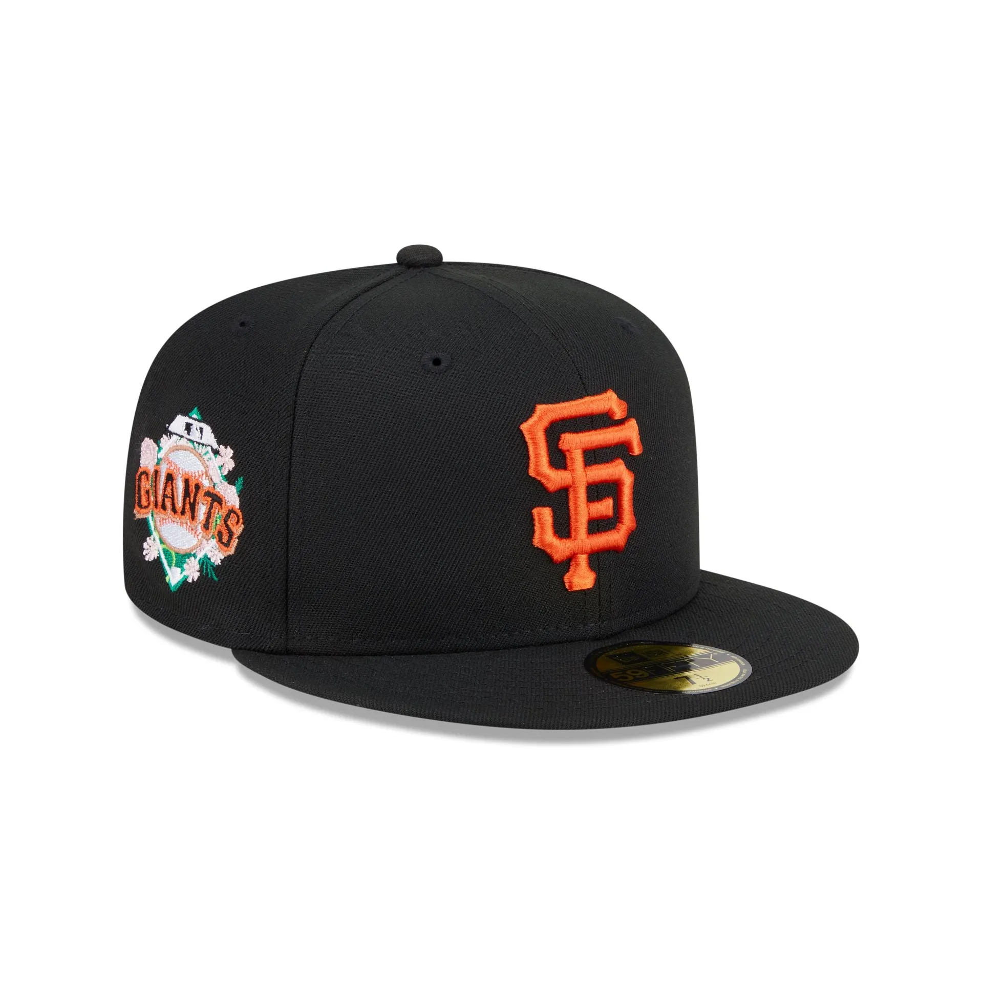 San Francisco Giants Floral Undervisor 59FIFTY Fitted Hat sold by New Era