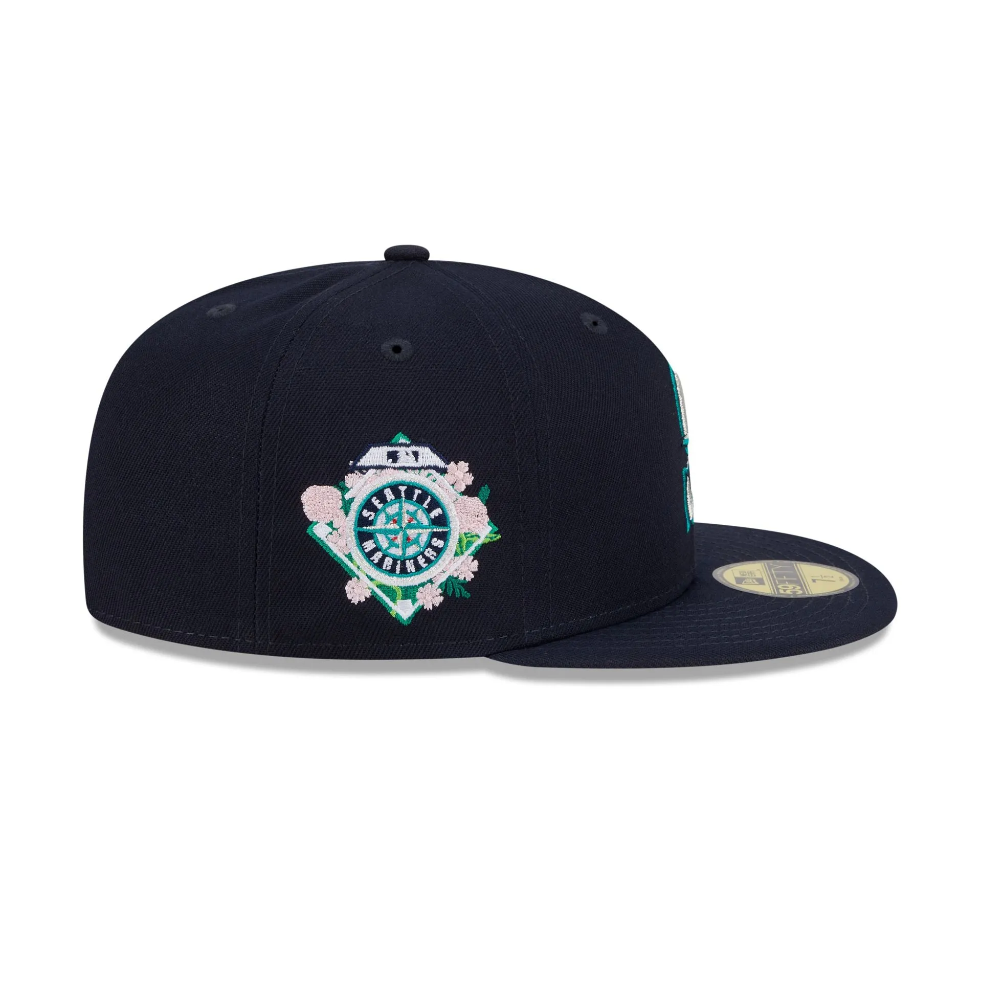 Seattle Mariners Floral Undervisor 59FIFTY Fitted Hat sold by New Era product image thumbnail 4
