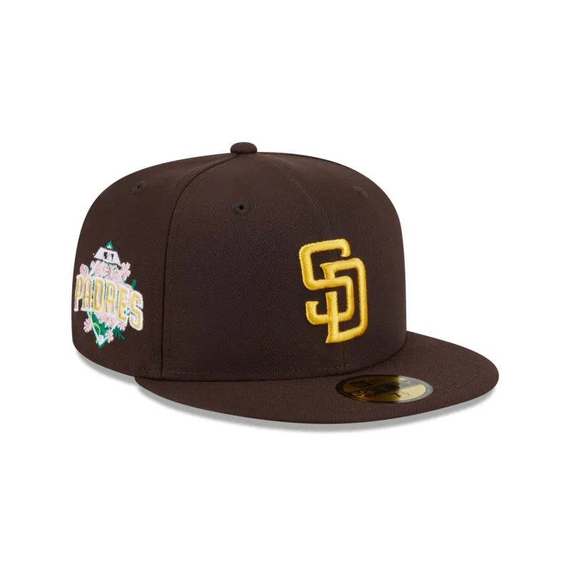San Diego Padres Floral Undervisor 59FIFTY Fitted Hat sold by New Era