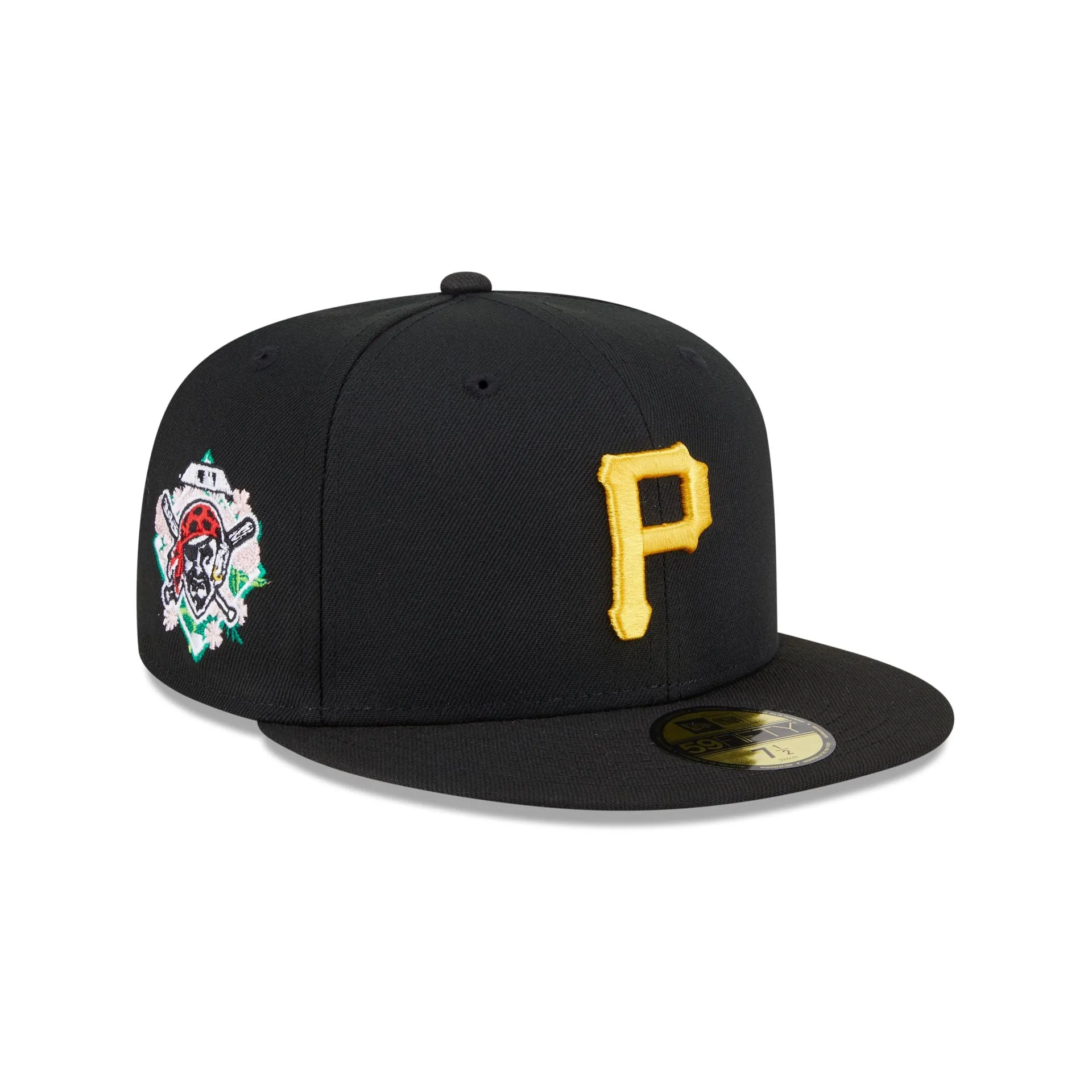 Pittsburgh Pirates Floral Undervisor 59FIFTY Fitted Hat sold by New Era