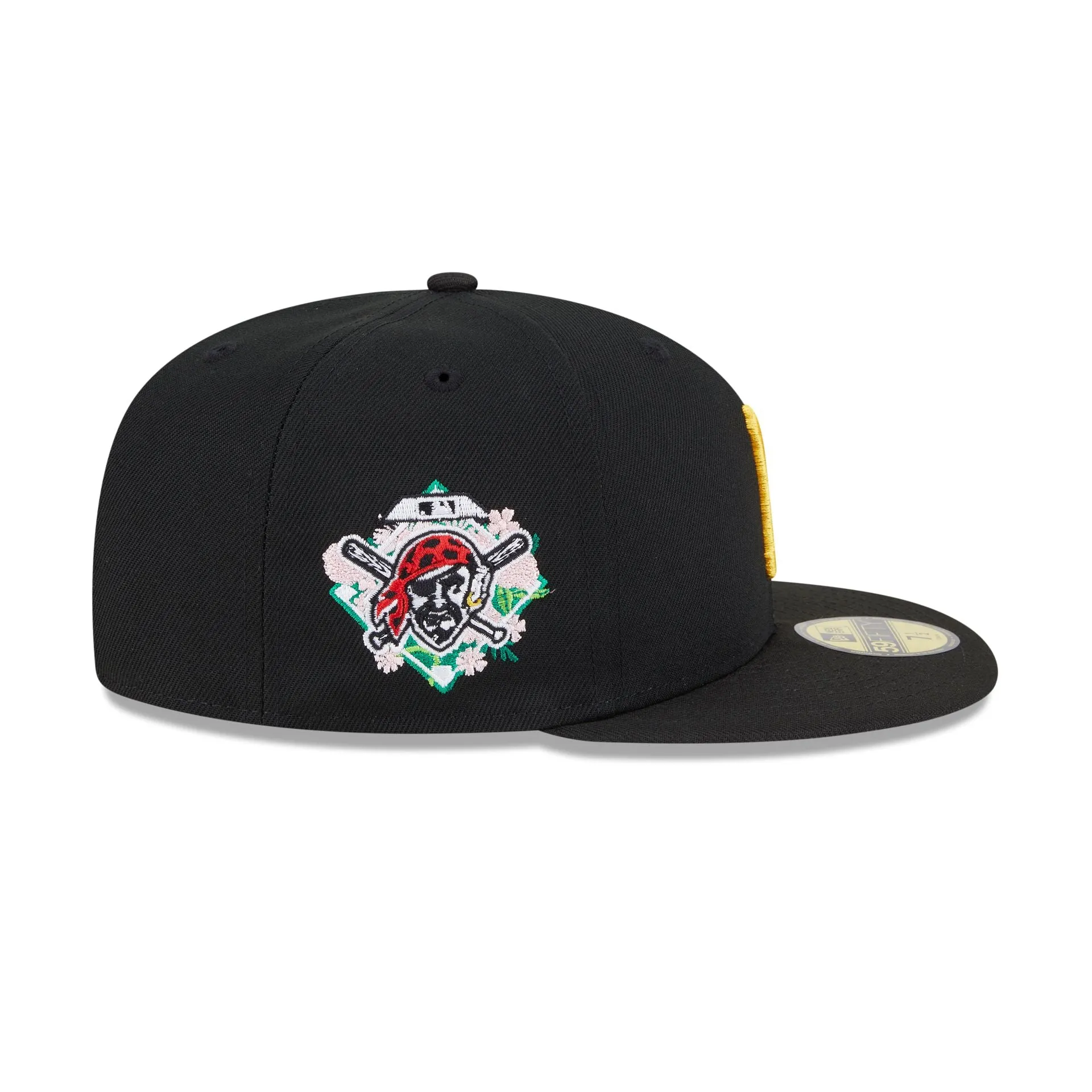 Pittsburgh Pirates Floral Undervisor 59FIFTY Fitted Hat sold by New Era product image thumbnail 4