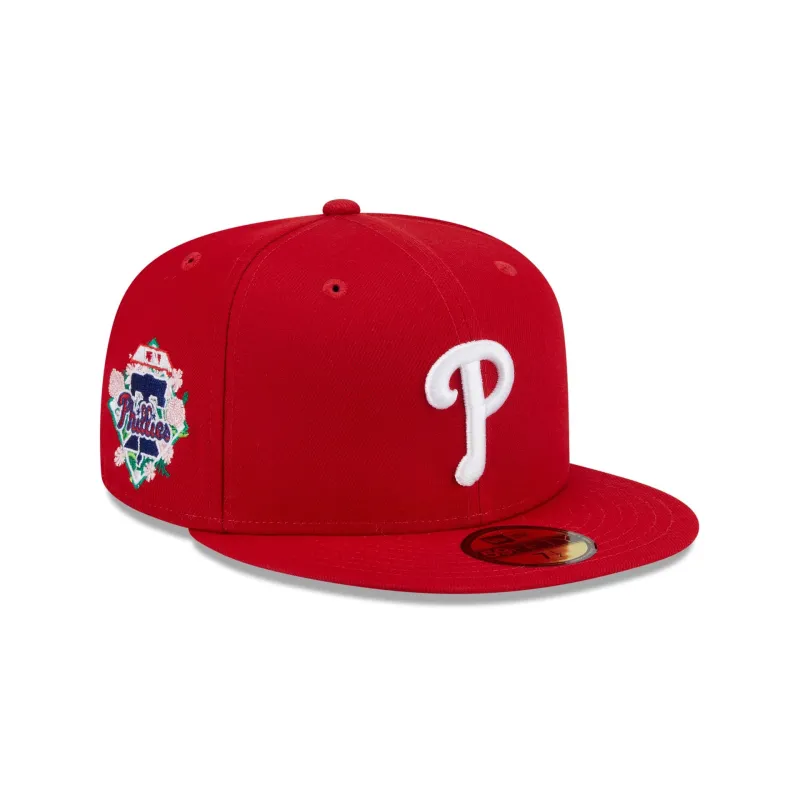 Philadelphia Phillies Floral Undervisor 59FIFTY Fitted Hat sold by New Era
