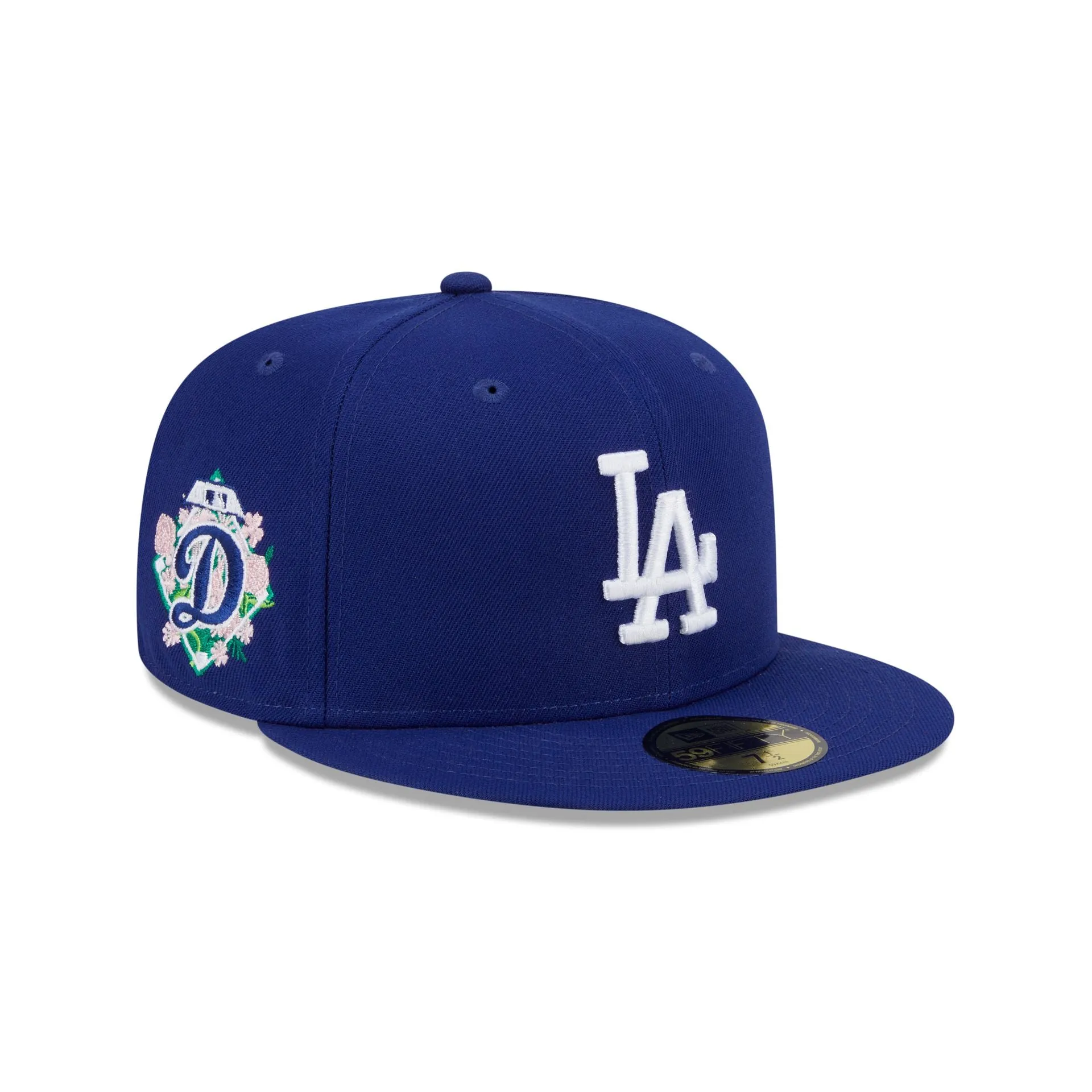 Los Angeles Dodgers Floral Undervisor 59FIFTY Fitted Hat sold by New Era