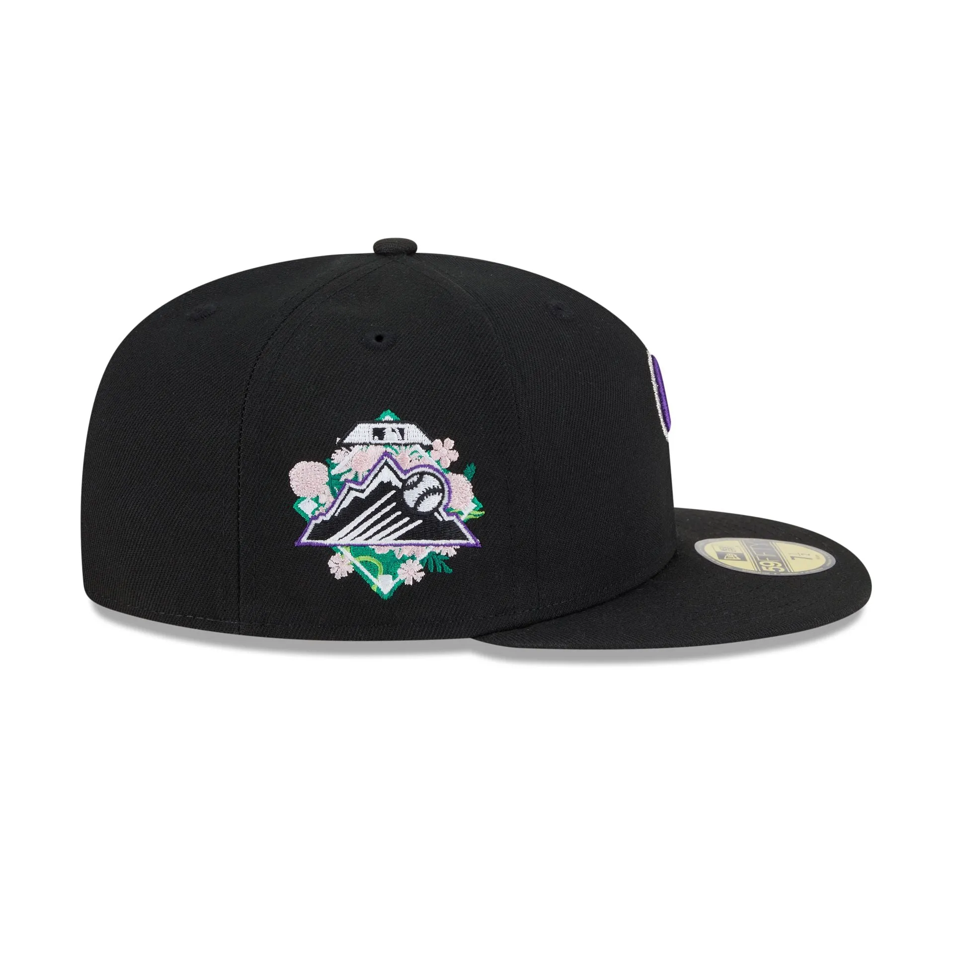 Colorado Rockies Floral Undervisor 59FIFTY Fitted Hat sold by New Era product image thumbnail 4