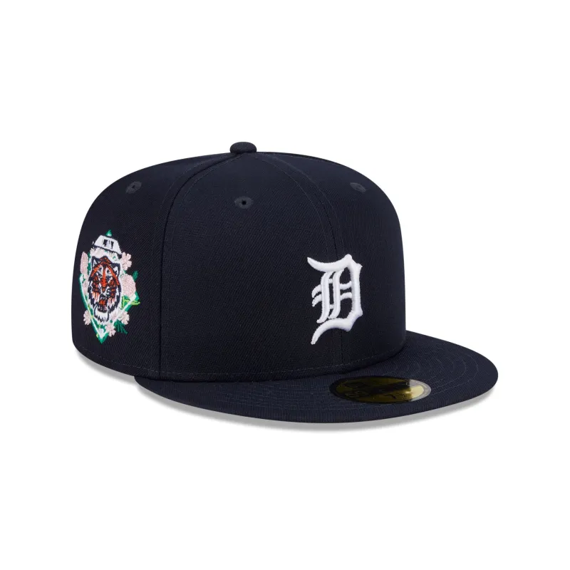 Detroit Tigers Floral Undervisor 59FIFTY Fitted Hat sold by New Era