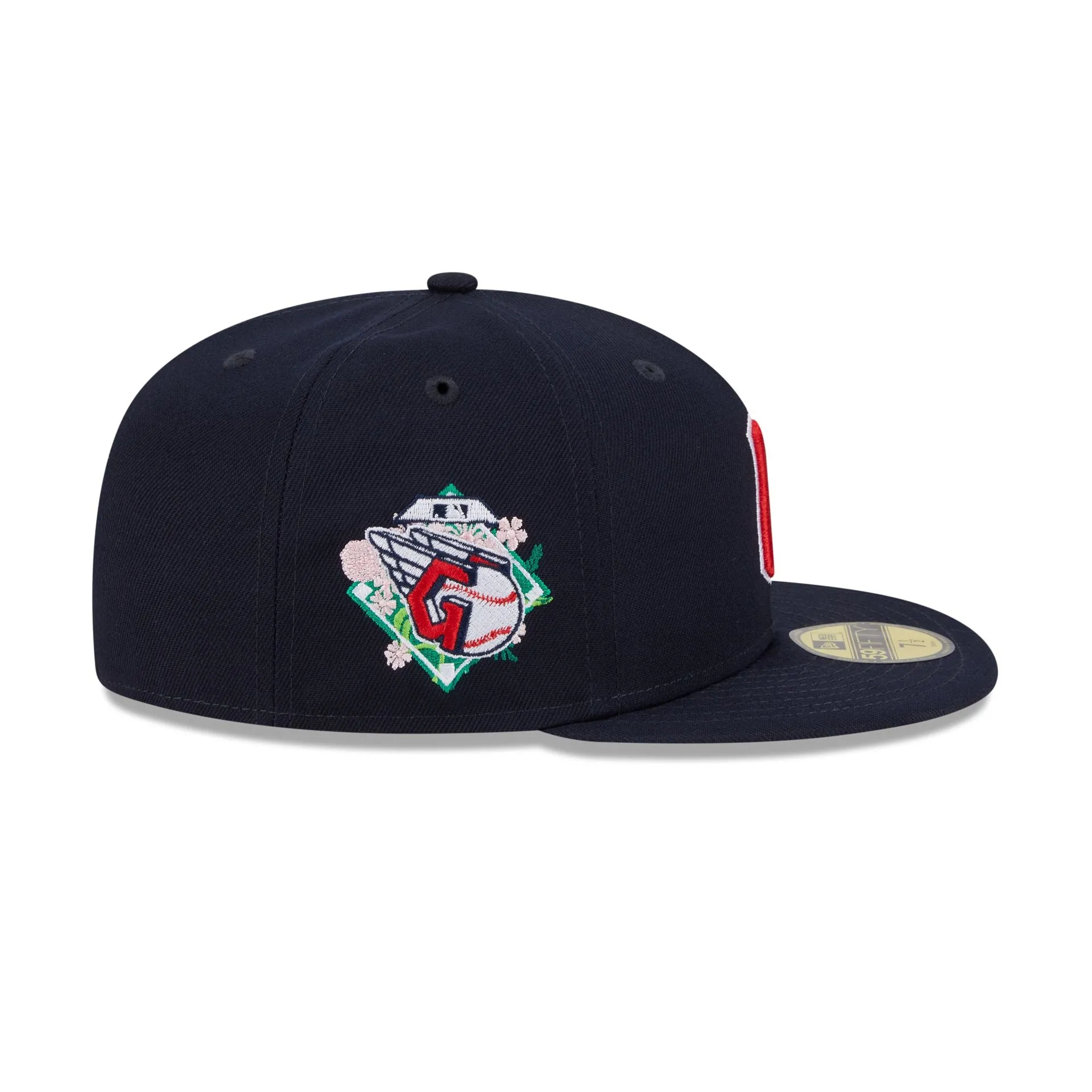Cleveland Guardians Floral Undervisor 59FIFTY Fitted Hat sold by New Era product image thumbnail 4