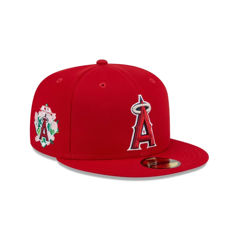 Los Angeles Angels Floral Undervisor 59FIFTY Fitted Hat sold by New Era
