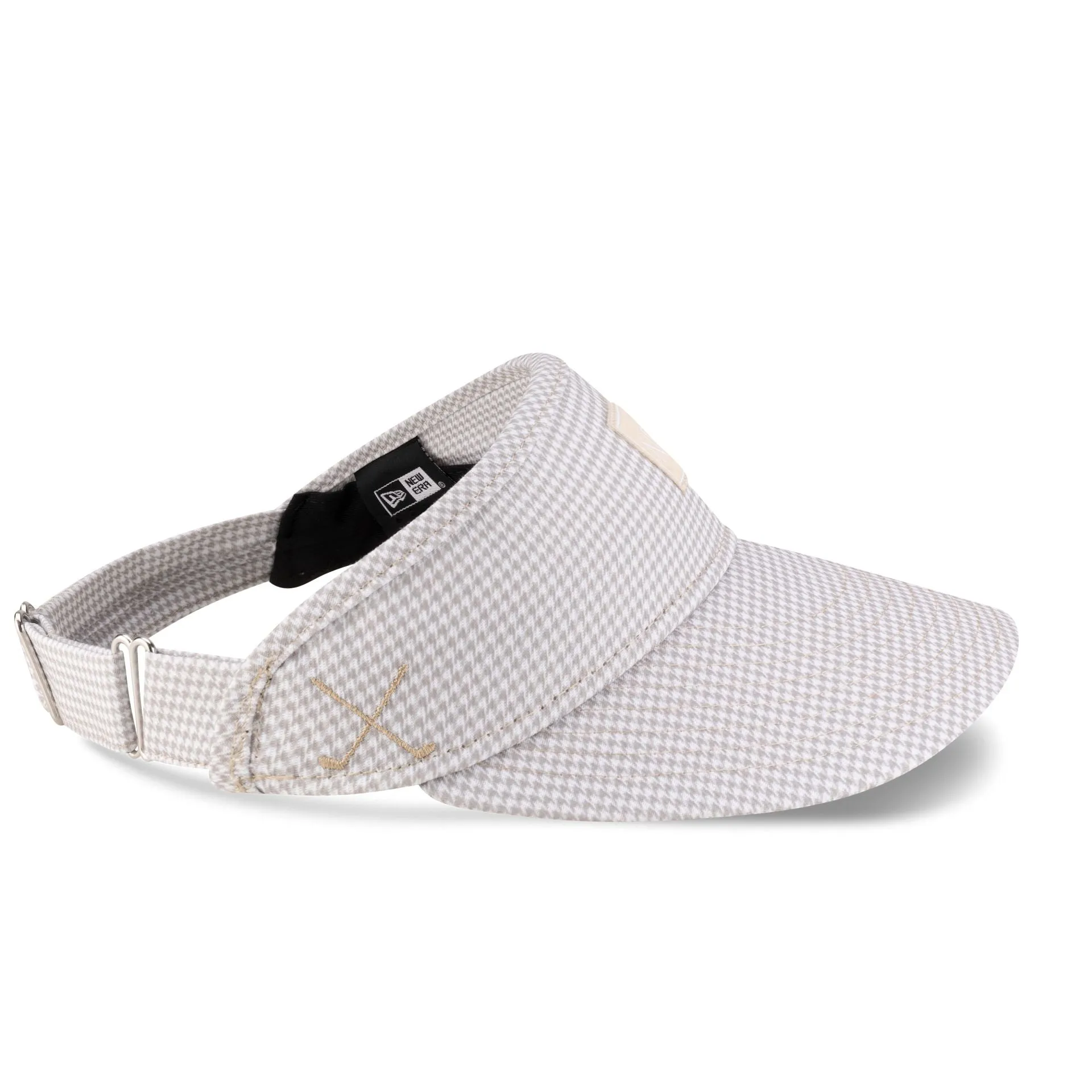 New Era Cap Houndstooth Beige Visor Adjustable Hat sold by New Era product image thumbnail 4