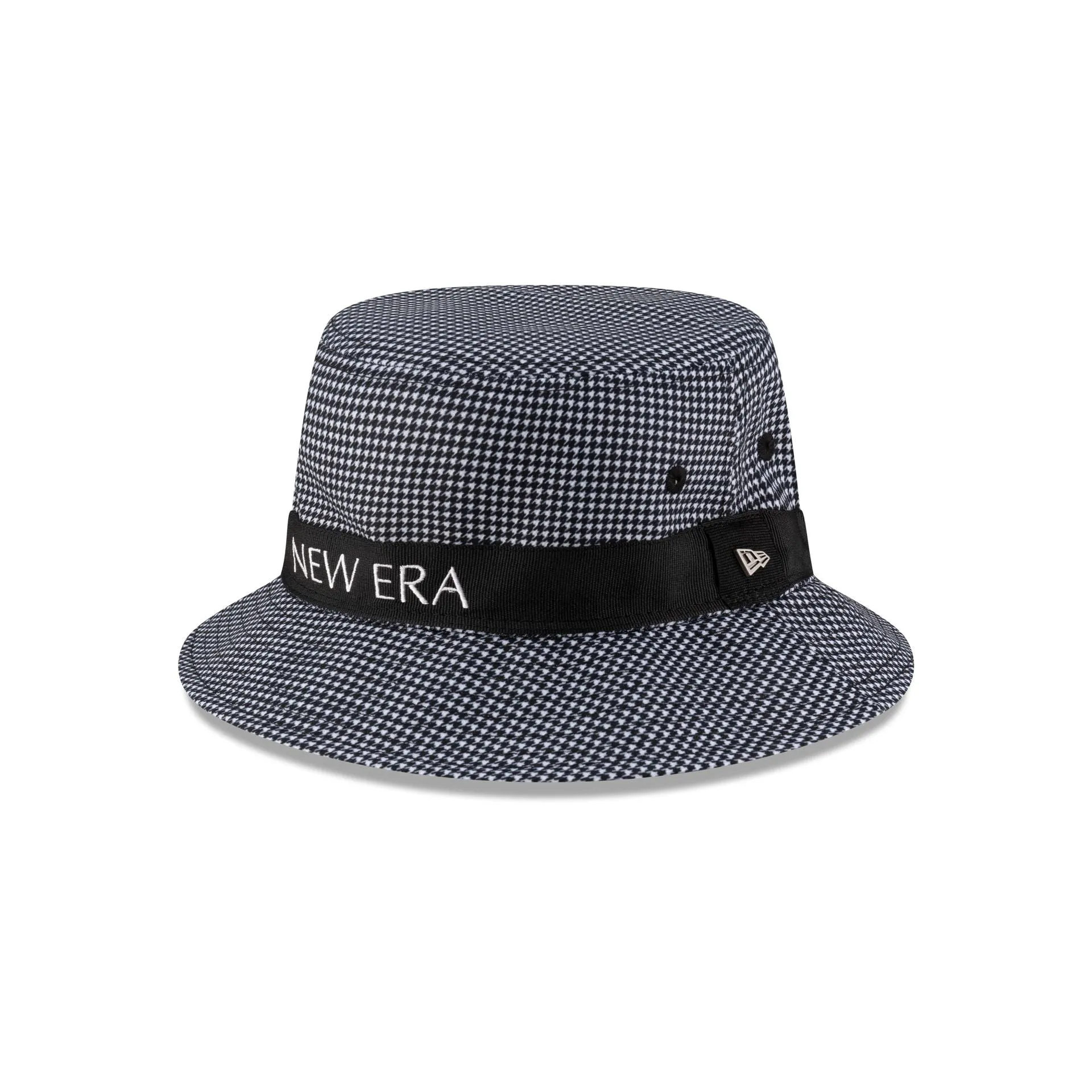 New Era Cap Houndstooth Black Bucket Hat sold by New Era