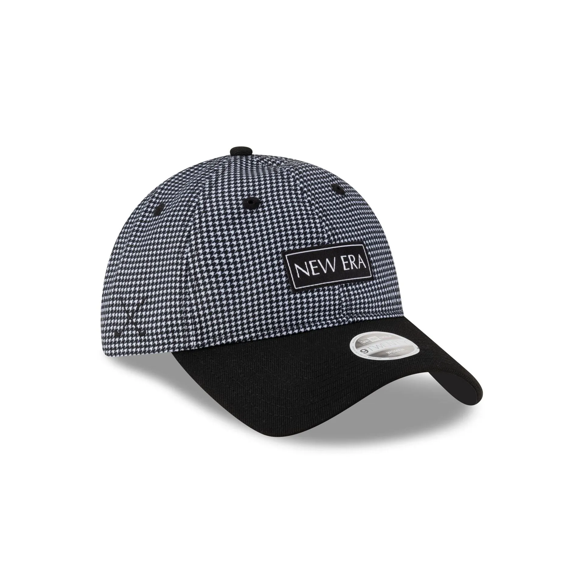 New Era Cap Houndstooth Black 9TWENTY Adjustable Hat sold by New Era