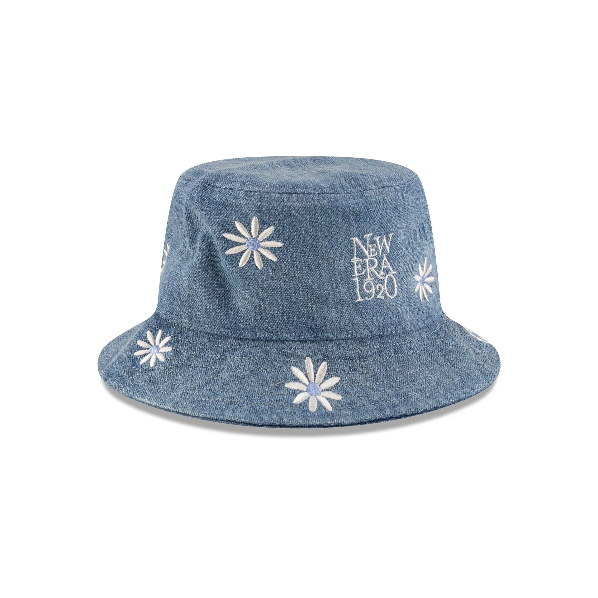 New Era Cap Flower Embroidery Light Denim Bucket Hat sold by New Era product image thumbnail 3