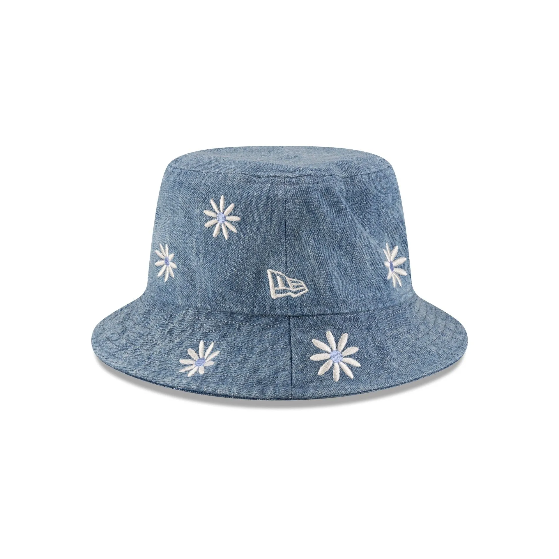 New Era Cap Flower Embroidery Light Denim Bucket Hat sold by New Era product image thumbnail 4