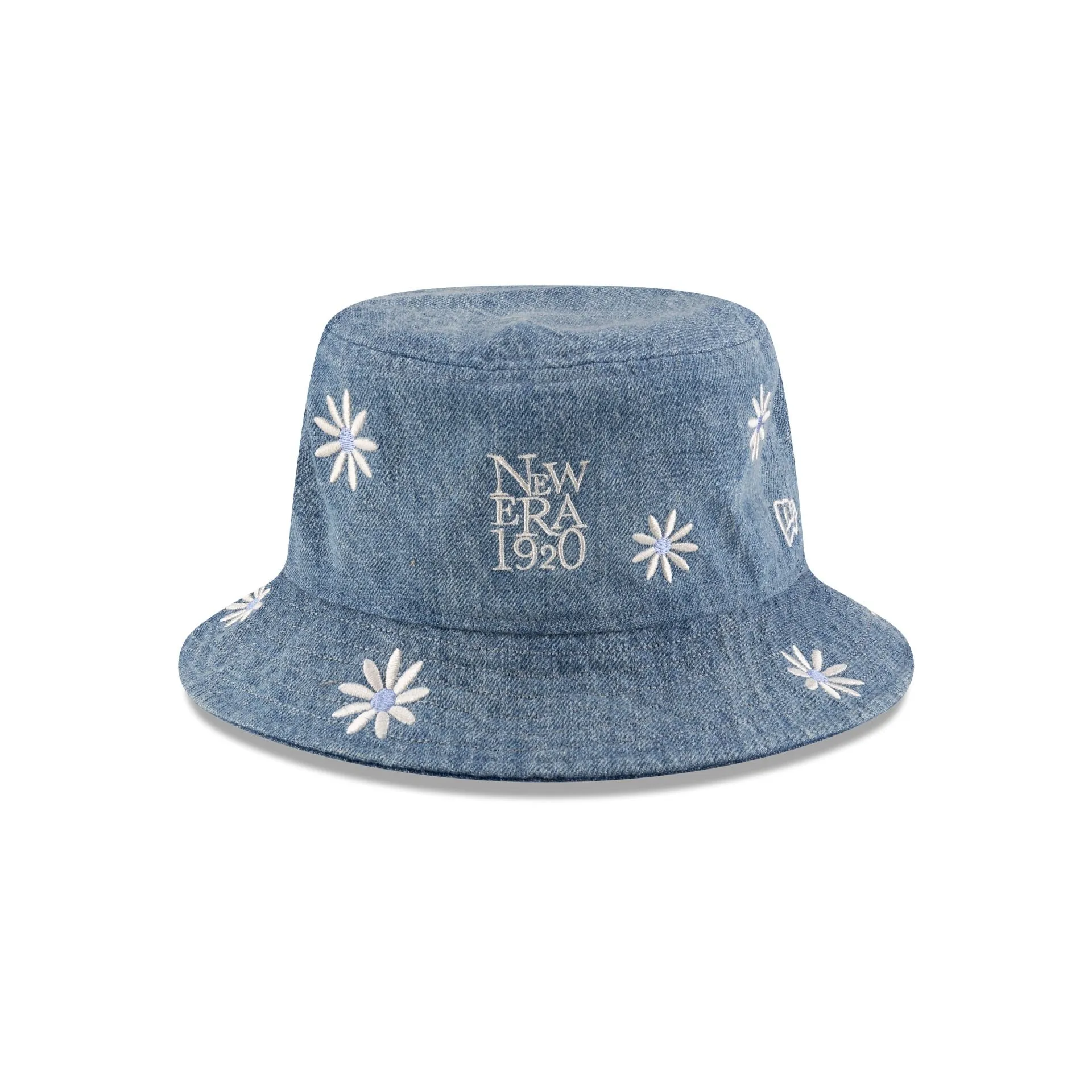 New Era Cap Flower Embroidery Light Denim Bucket Hat sold by New Era product image thumbnail 2