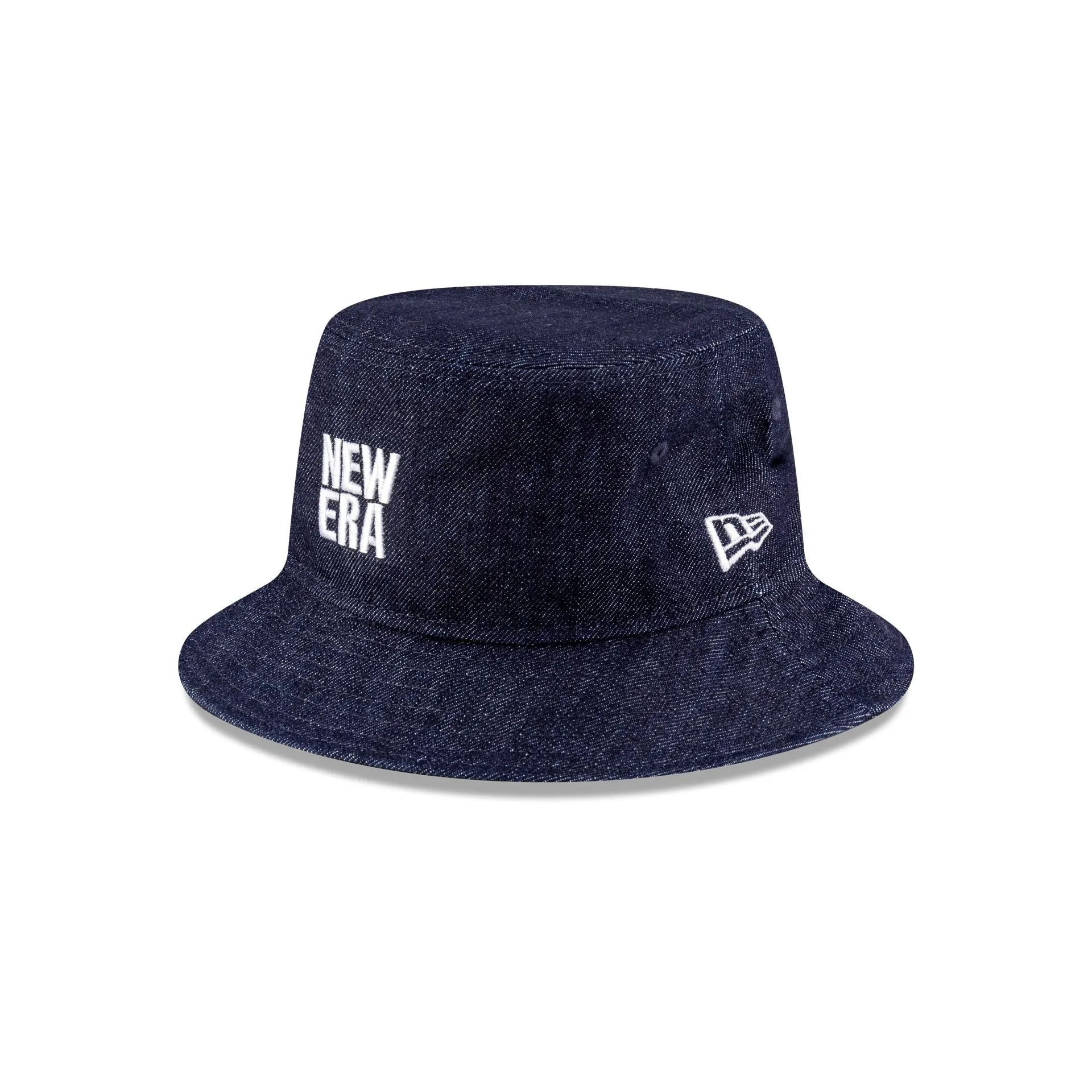 New Era Cap Square Logo Light Denim Bucket Hat sold by New Era