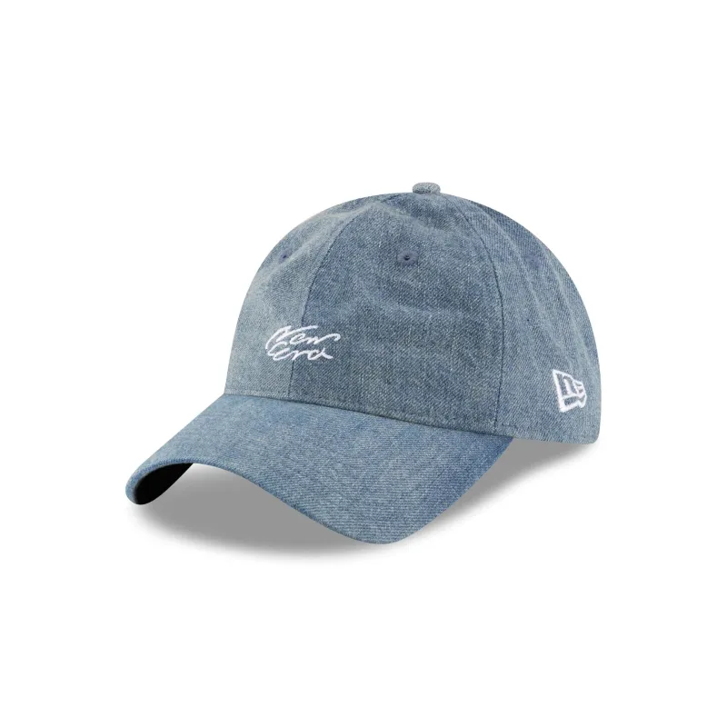 New Era Cap Handwritten Light Denim 9TWENTY Adjustable Hat sold by New Era