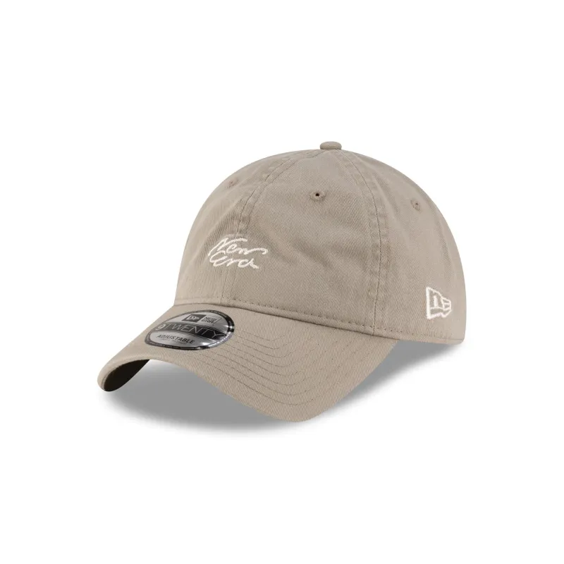 New Era Cap Handwritten Pebble 9TWENTY Easy Snap Hat sold by New Era