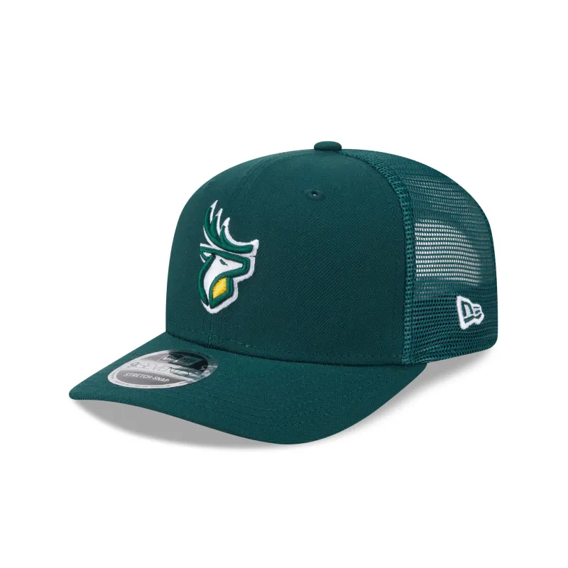 Edmonton Elks Simple 9SEVENTY Trucker Hat sold by New Era