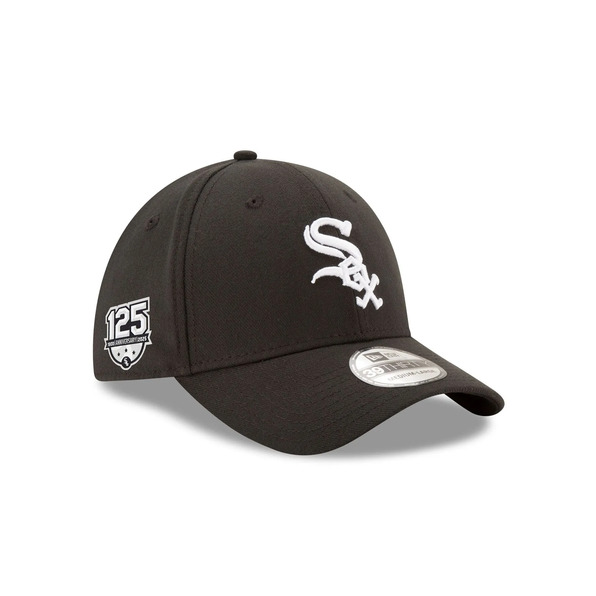 Chicago White Sox 125th Anniversary 39THIRTY Stretch Fit Hat sold by New Era