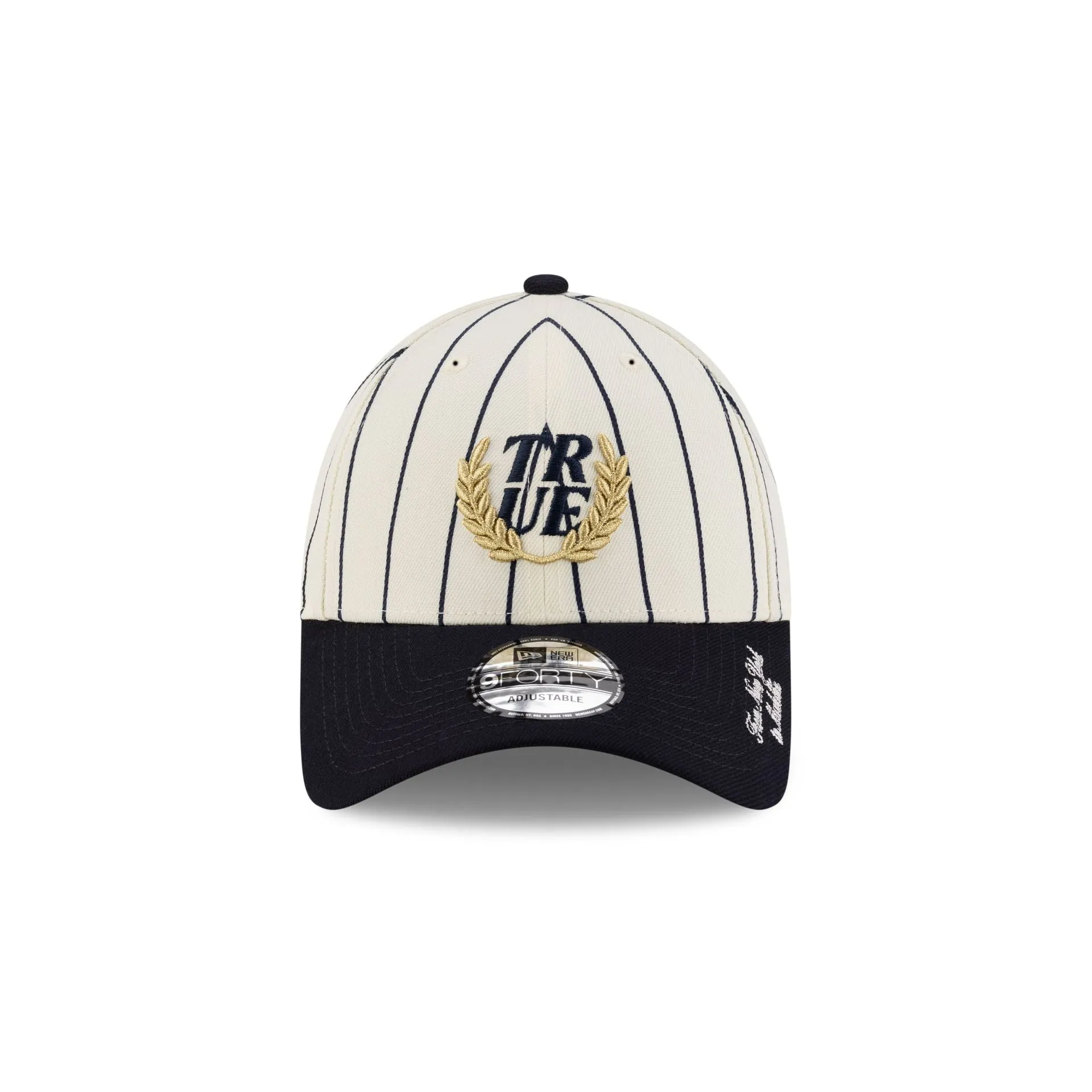 TRUE. Navy Pinstripe 9FORTY Adjustable Hat sold by New Era product image thumbnail 2